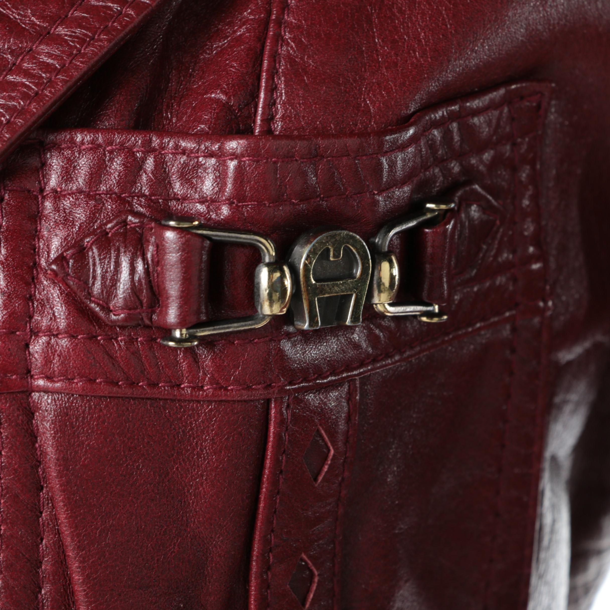 Women's Vintage Etienne Aigner Leather Jacket