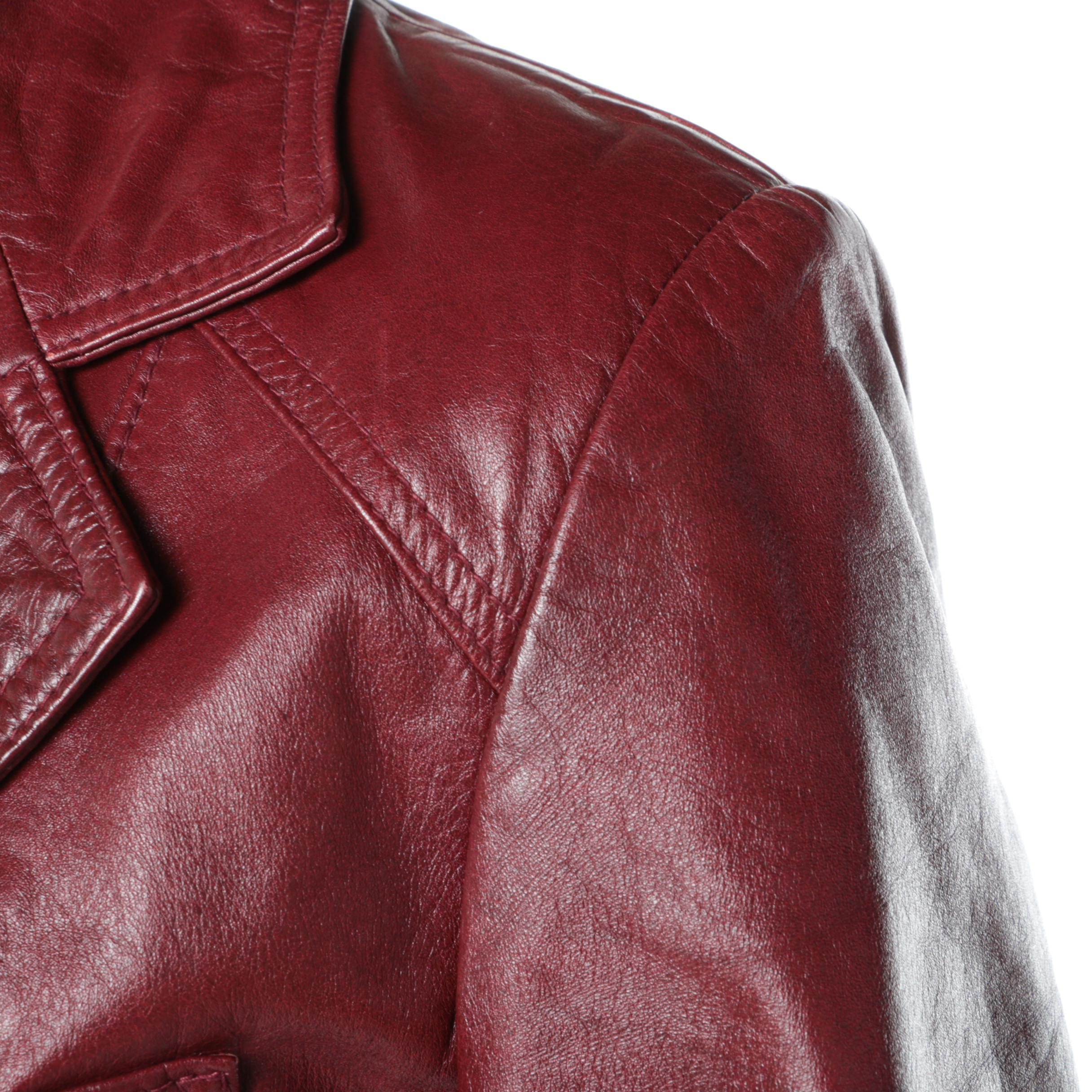 Women's Vintage Etienne Aigner Leather Jacket