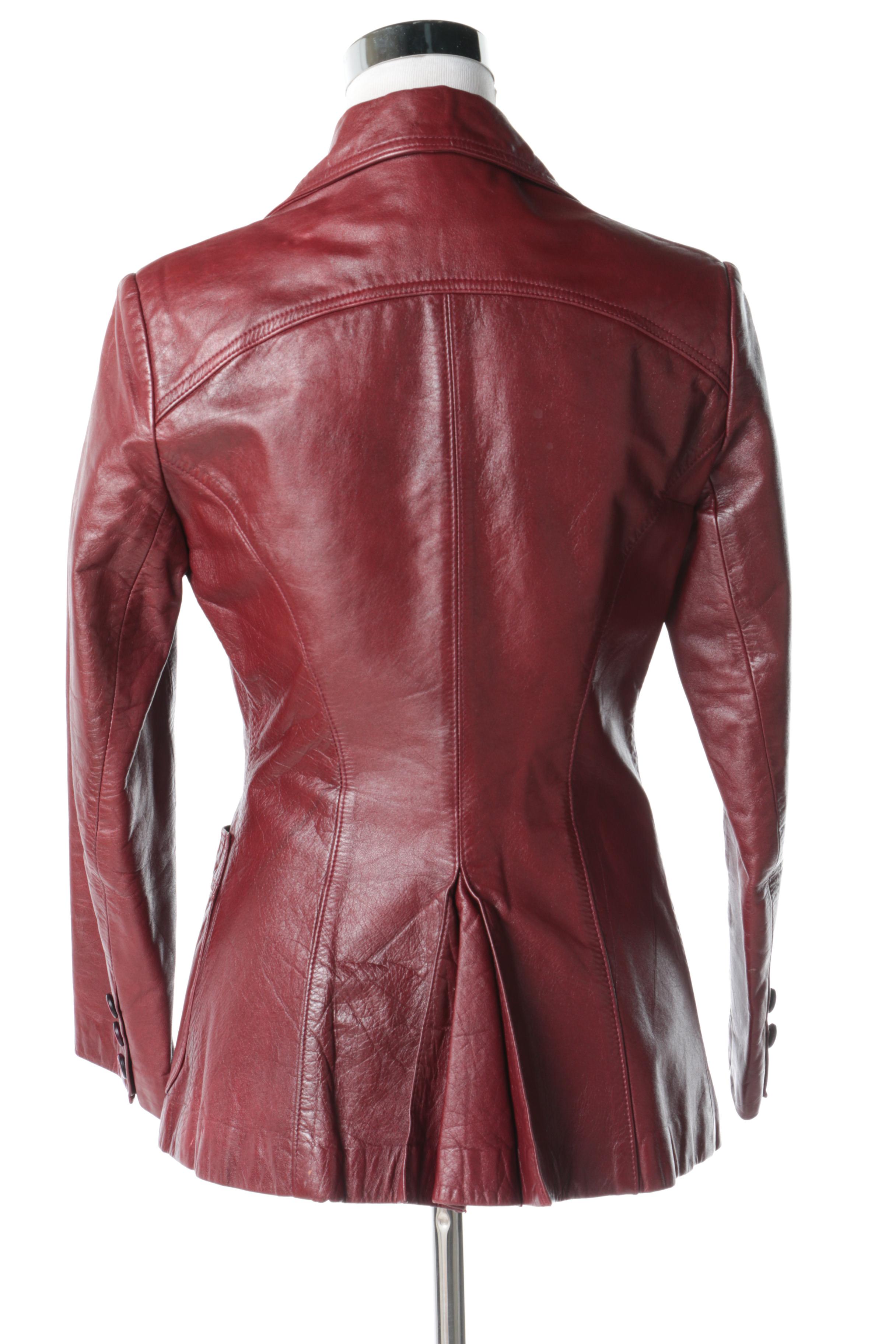 Women's Vintage Etienne Aigner Leather Jacket