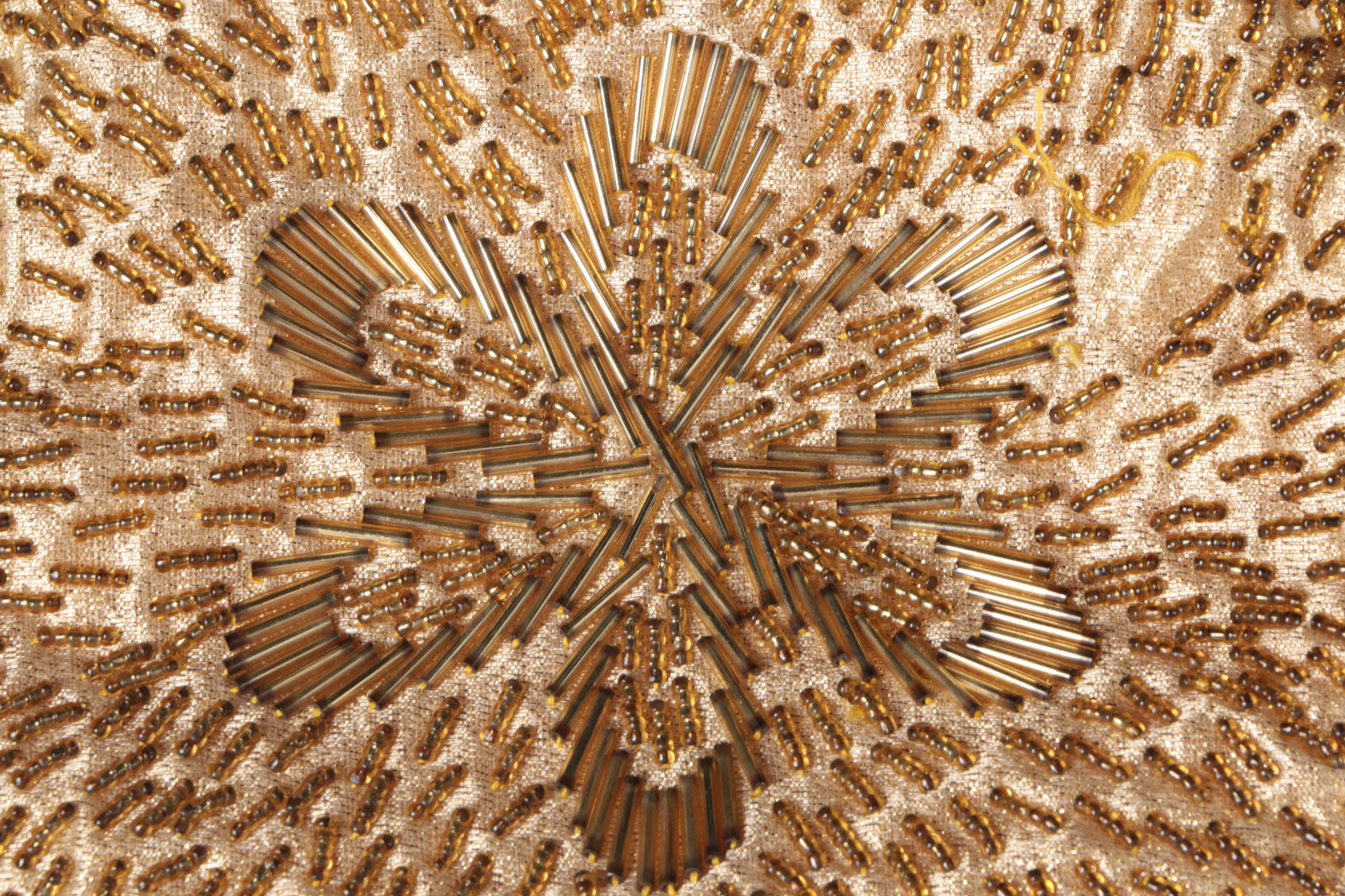 Vintage Cashmere Coat with Fur Collar and Evening Bag