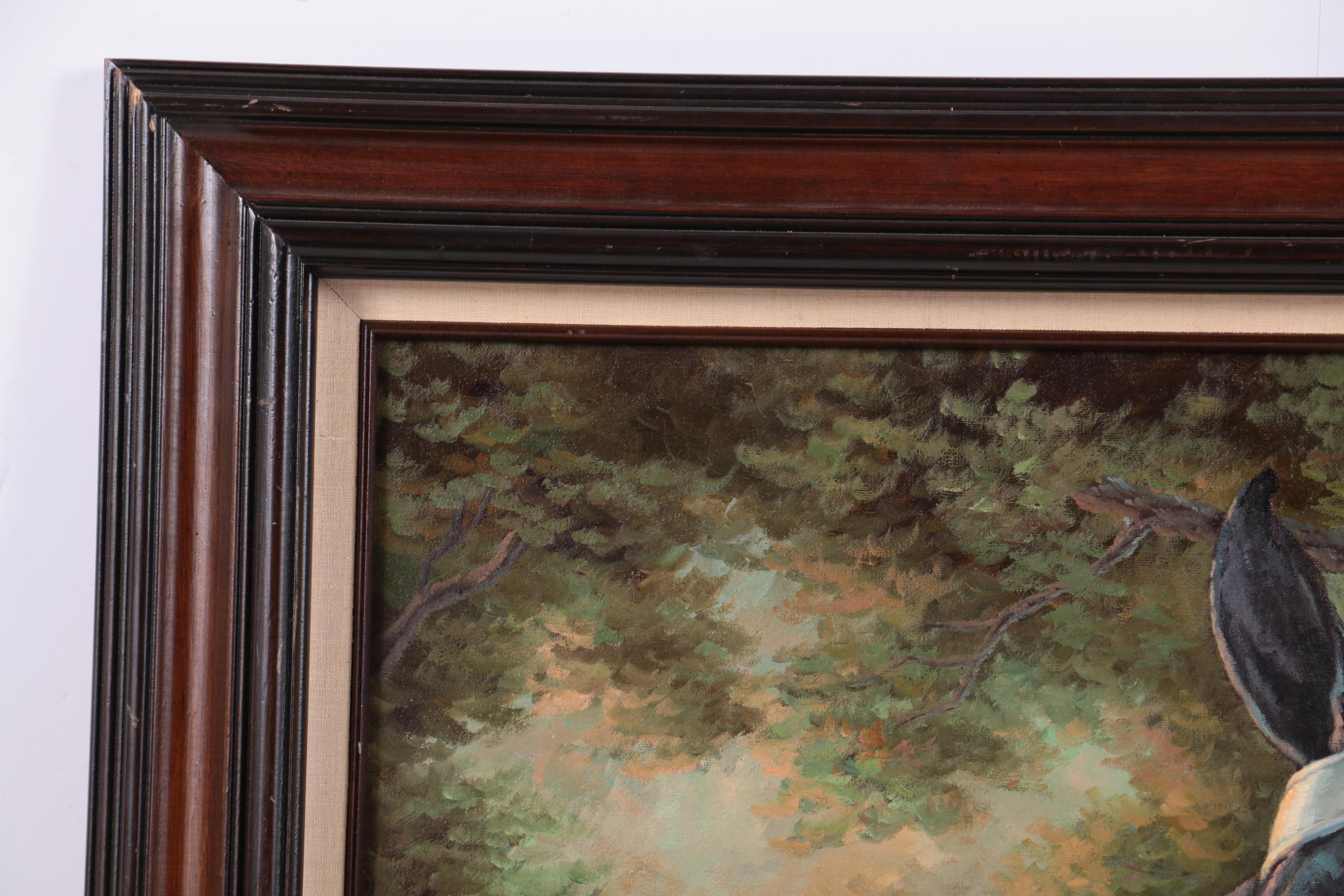 Billie Ripper Oil Painting of a Boy and his Horse