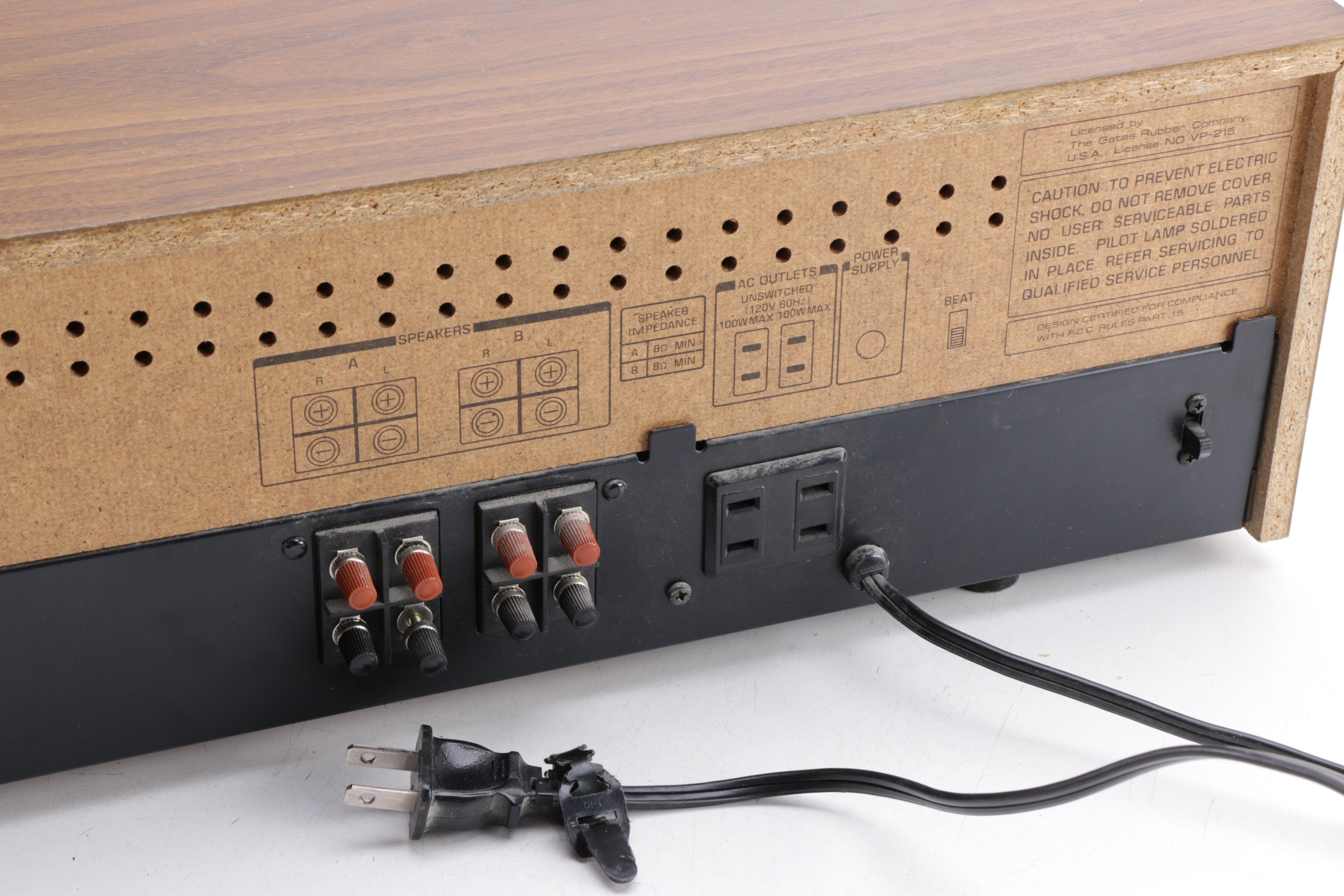 Vintage Toshiba 8-Track Stereo Receiver