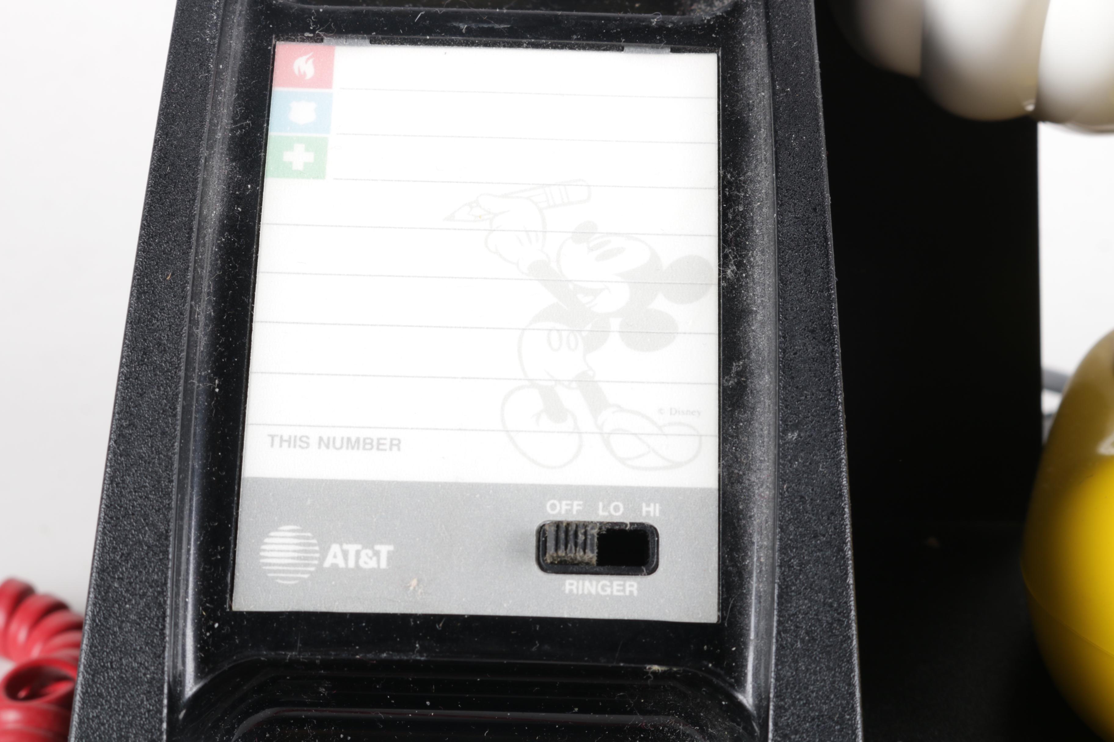 Vintage Mickey Mouse Theme Telephone