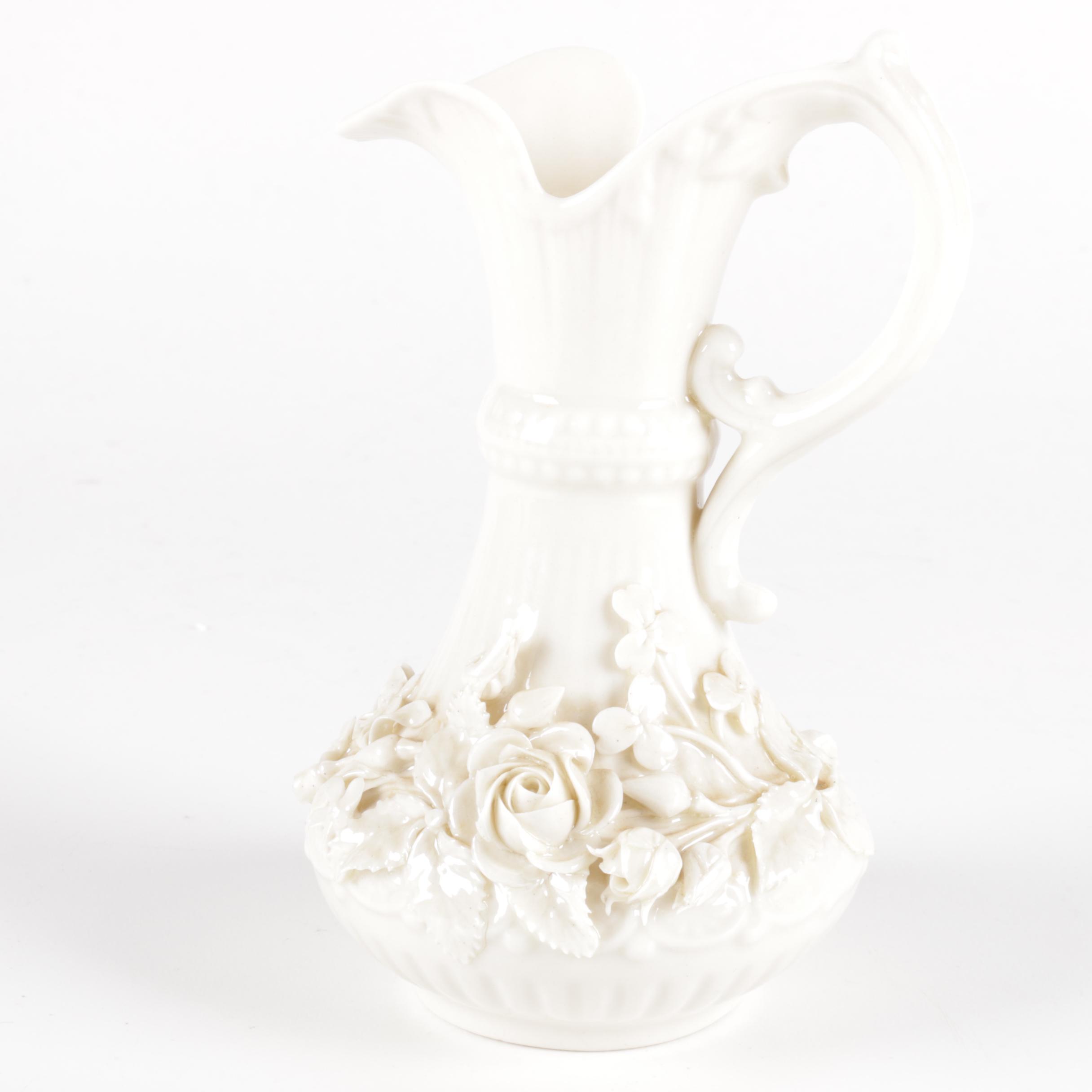 Vintage Belleek Parian China "Aberdeen" Pitcher