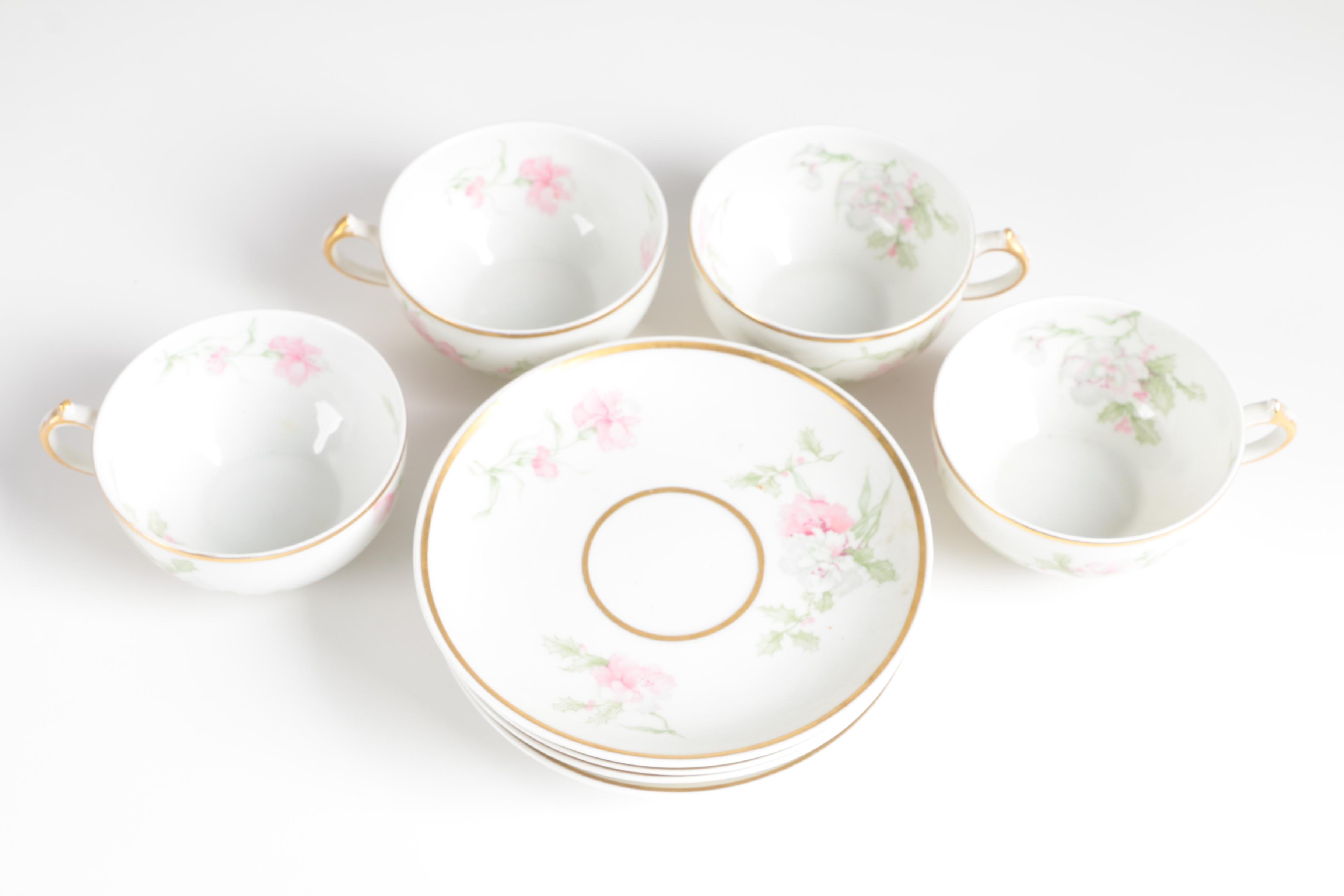 Porcelain Tableware Including Limoges