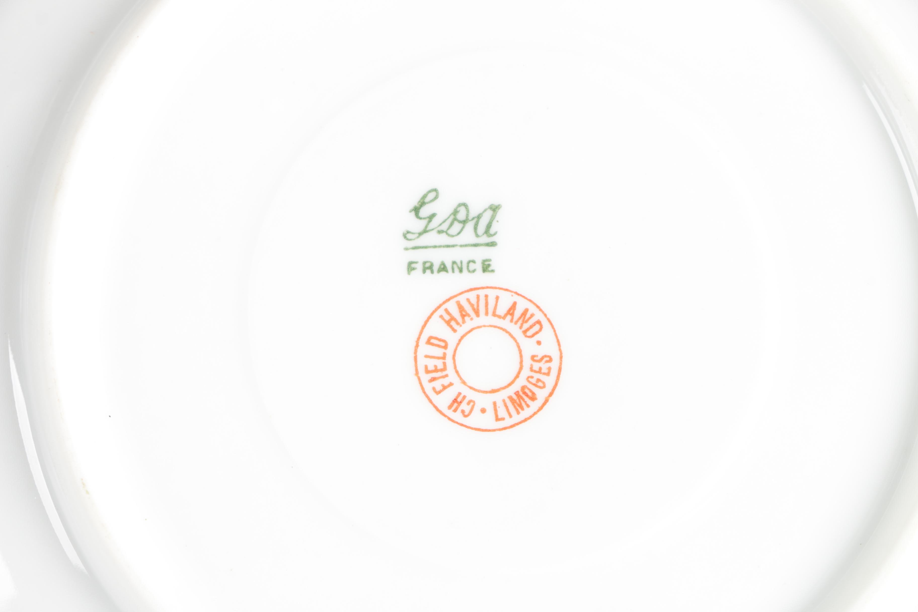 Porcelain Tableware Including Limoges