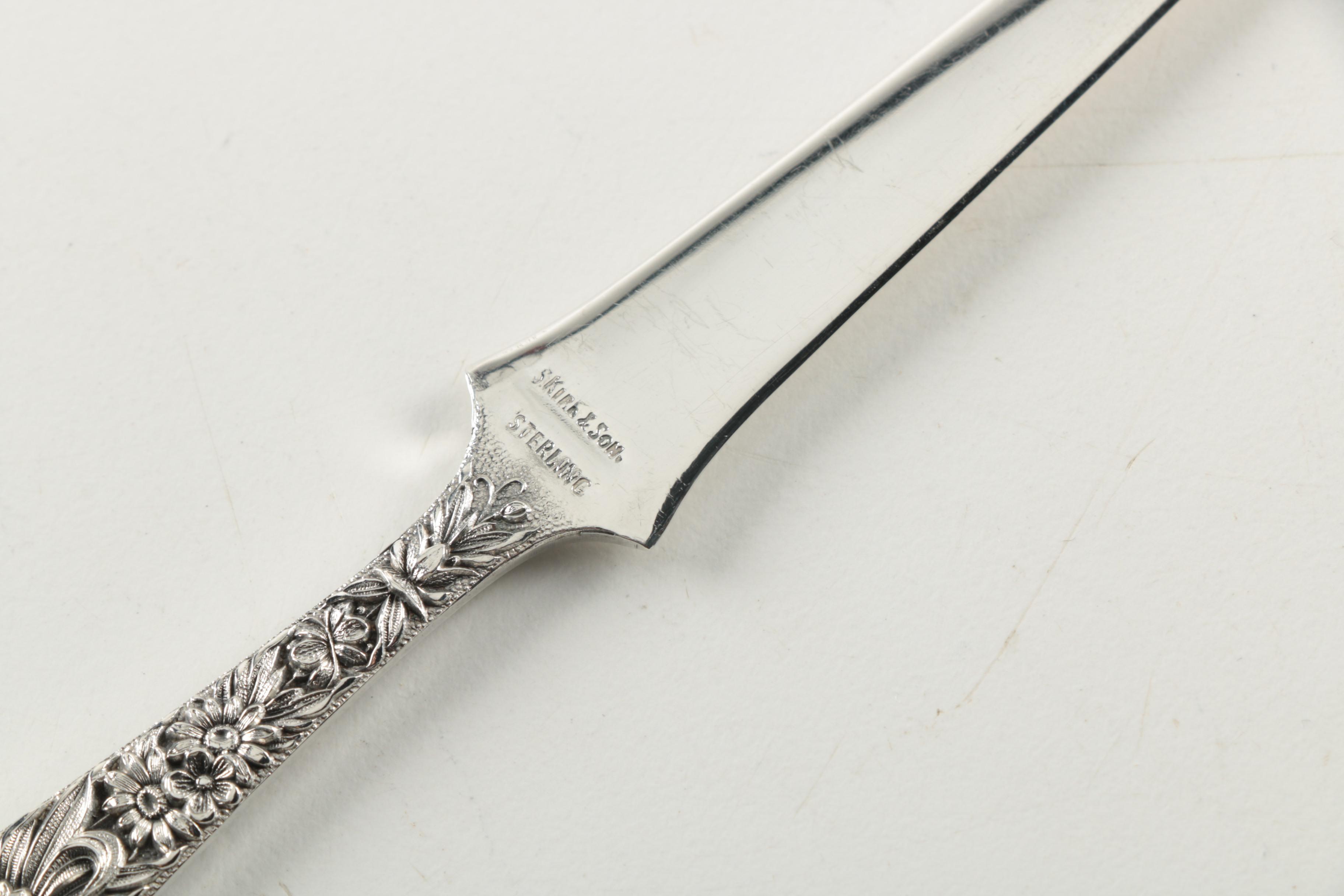 Letter Openers with Sterling and Mother of Pearl Handles Including S. Kirk & Son