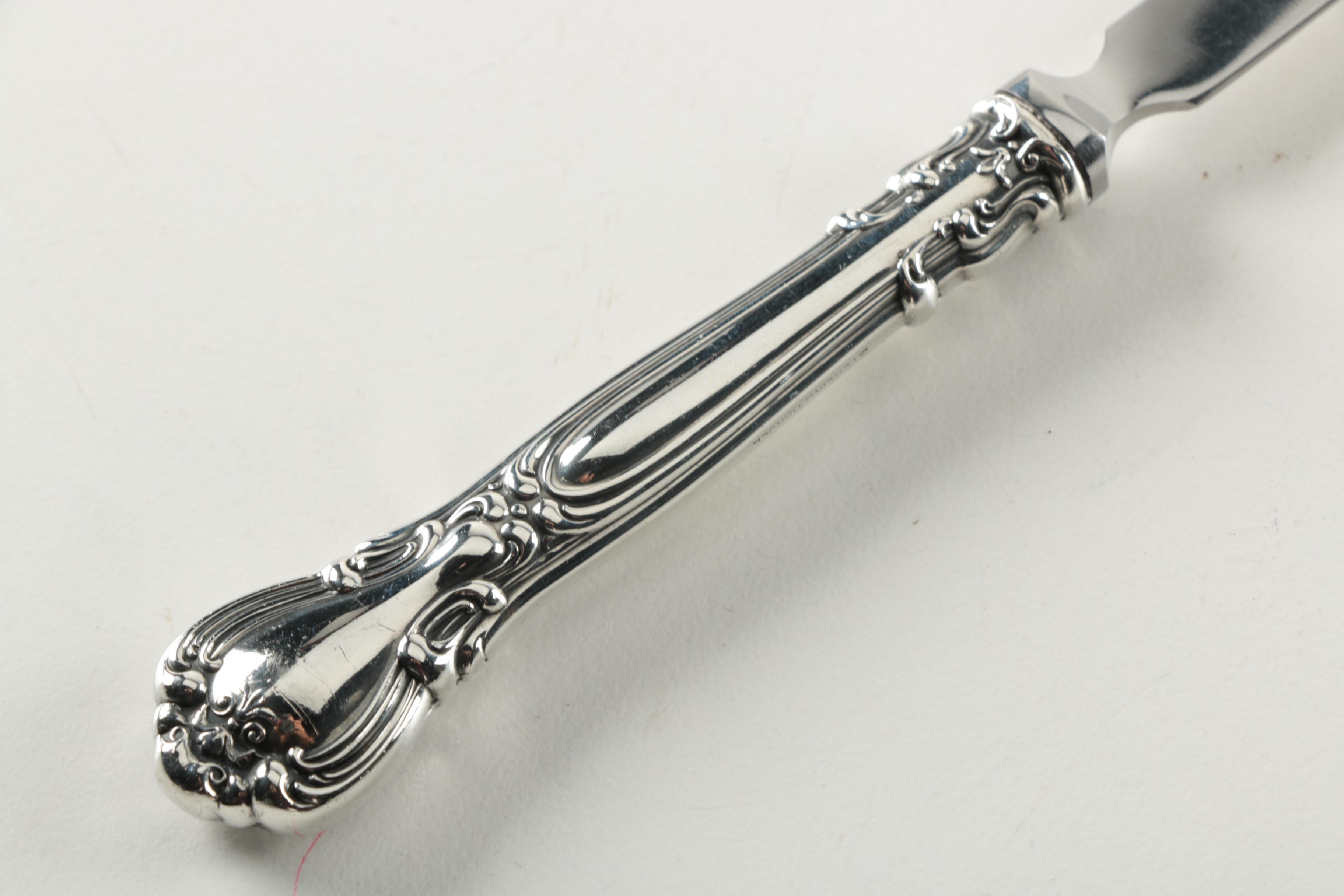 Letter Openers with Sterling and Mother of Pearl Handles Including S. Kirk & Son