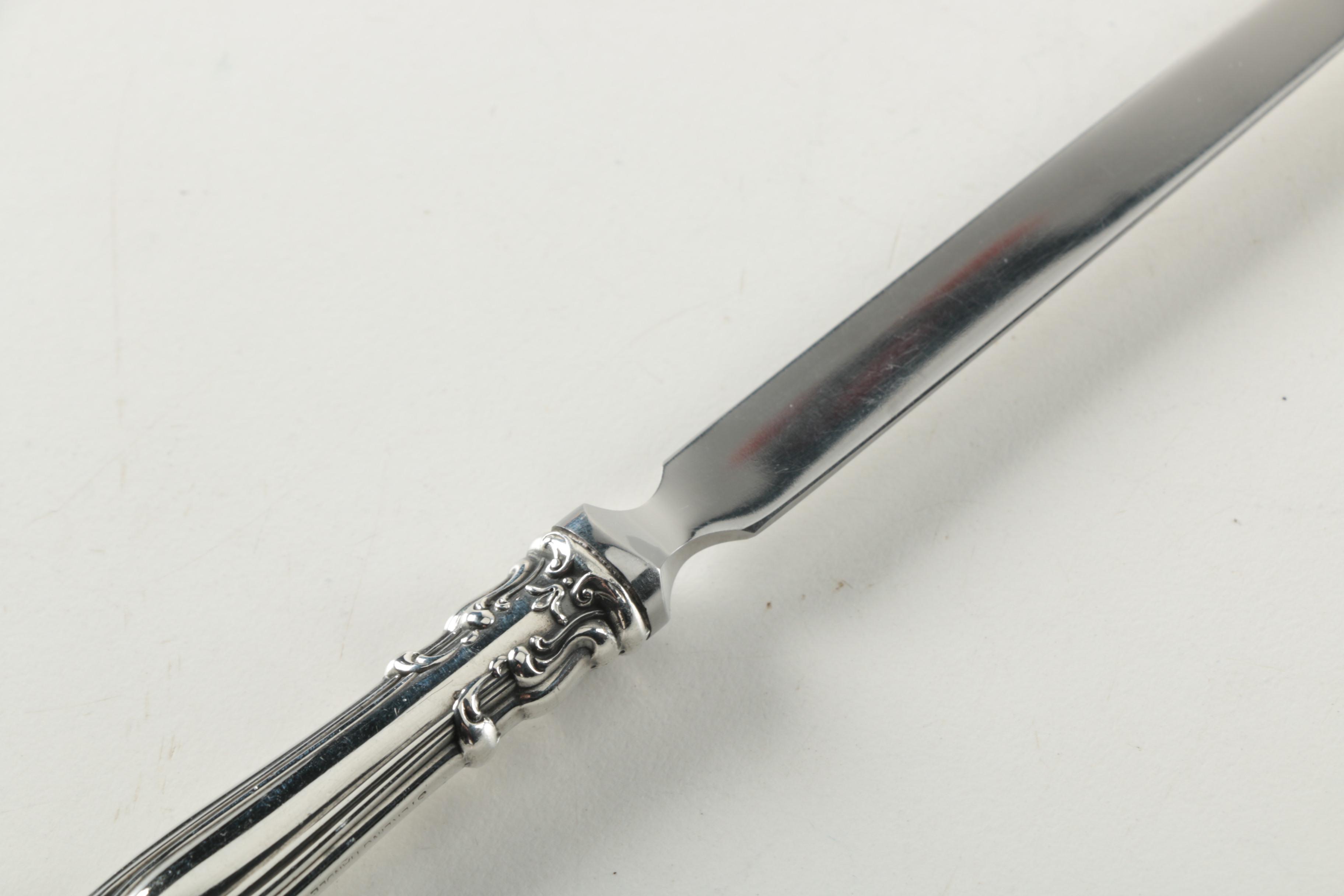 Letter Openers with Sterling and Mother of Pearl Handles Including S. Kirk & Son