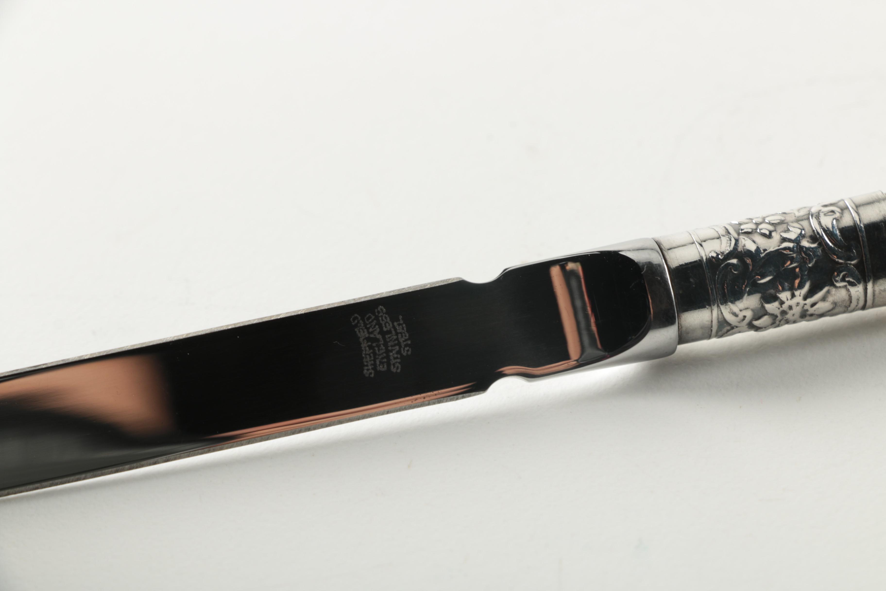 Letter Openers with Sterling and Mother of Pearl Handles Including S. Kirk & Son