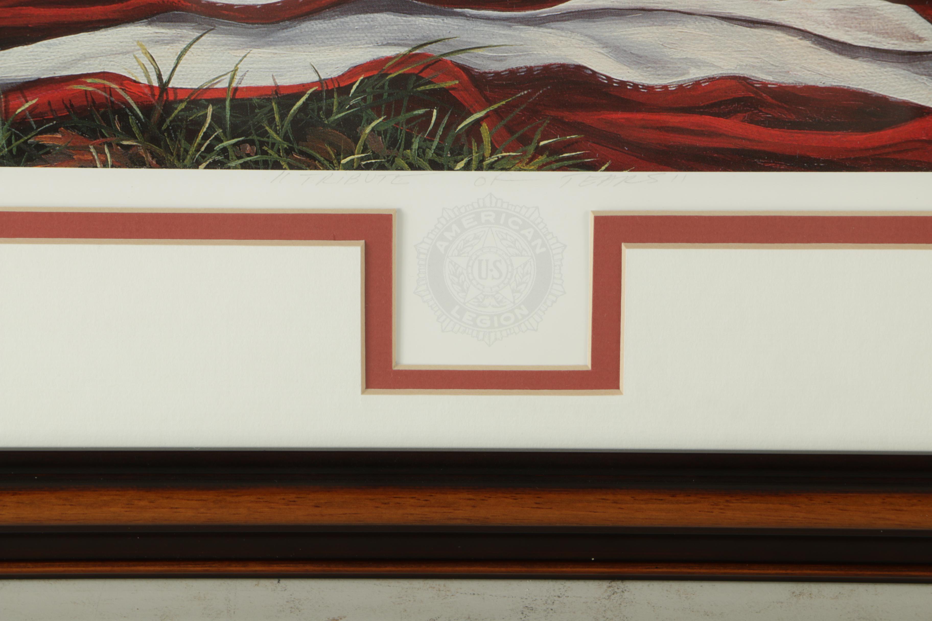 Ginny Genova 1990 Limited Edition Offset Lithograph "Tribute of Tears"