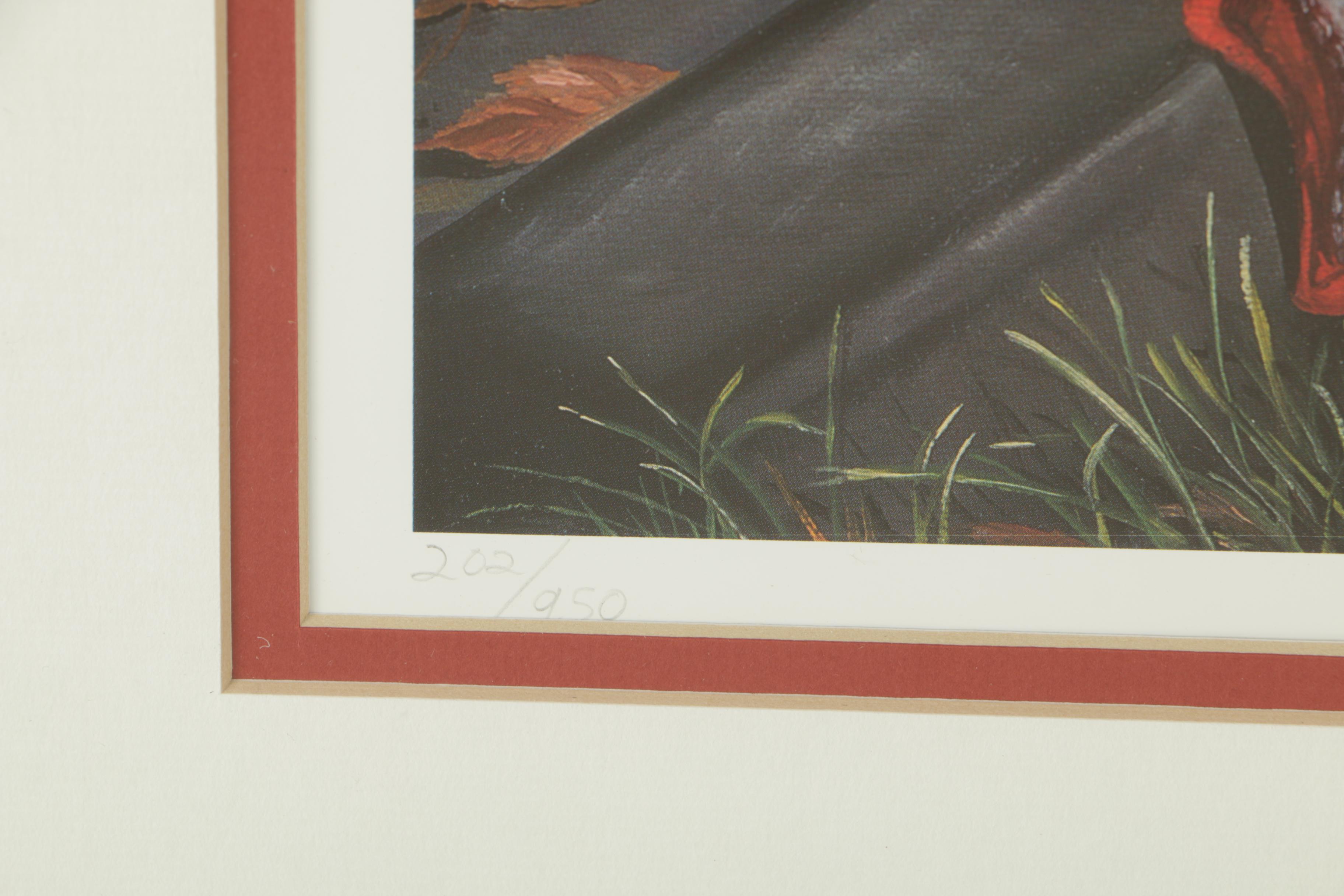 Ginny Genova 1990 Limited Edition Offset Lithograph "Tribute of Tears"