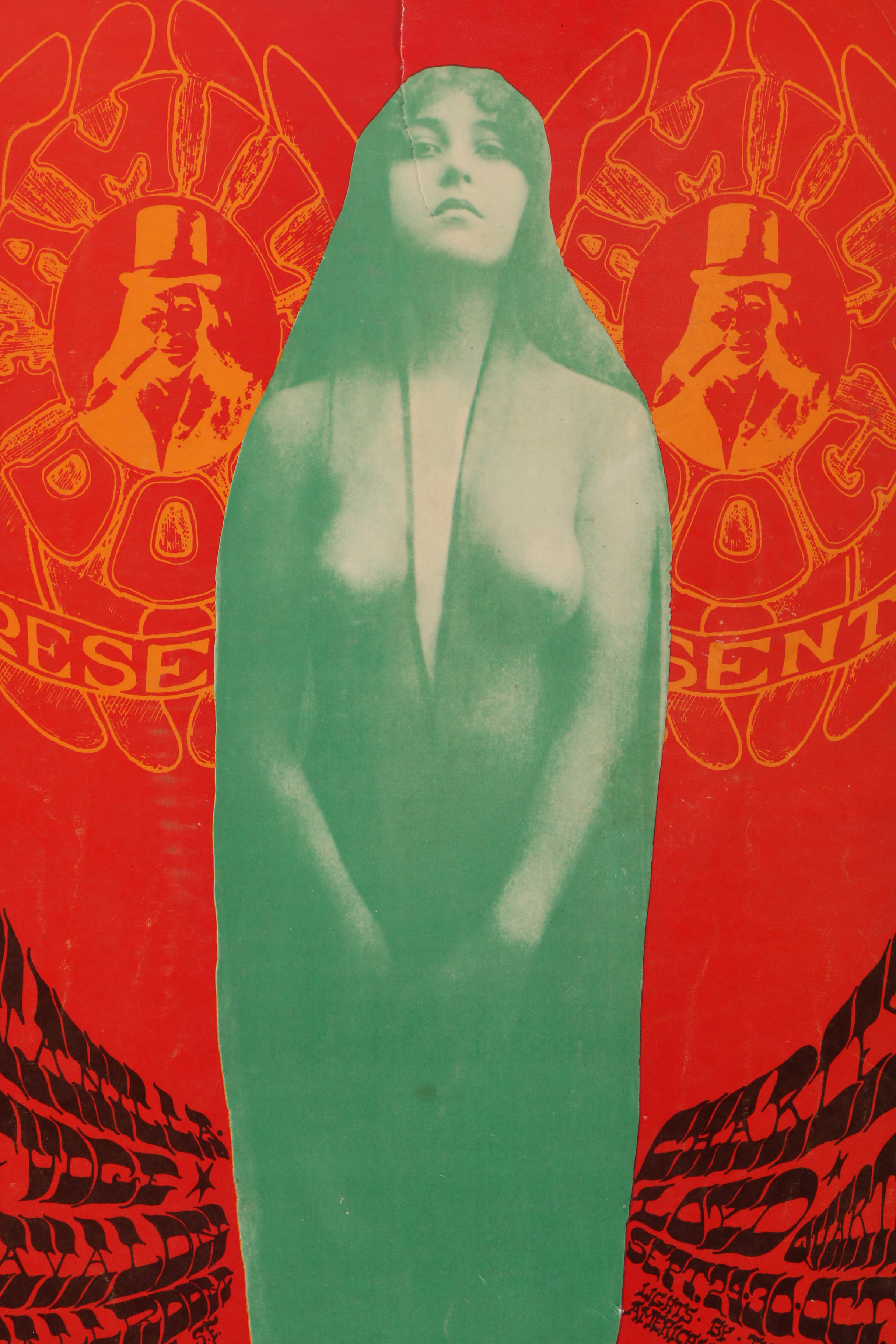 Alton Kelley Serigraph on Paper "Avalon Ballroom 1967"