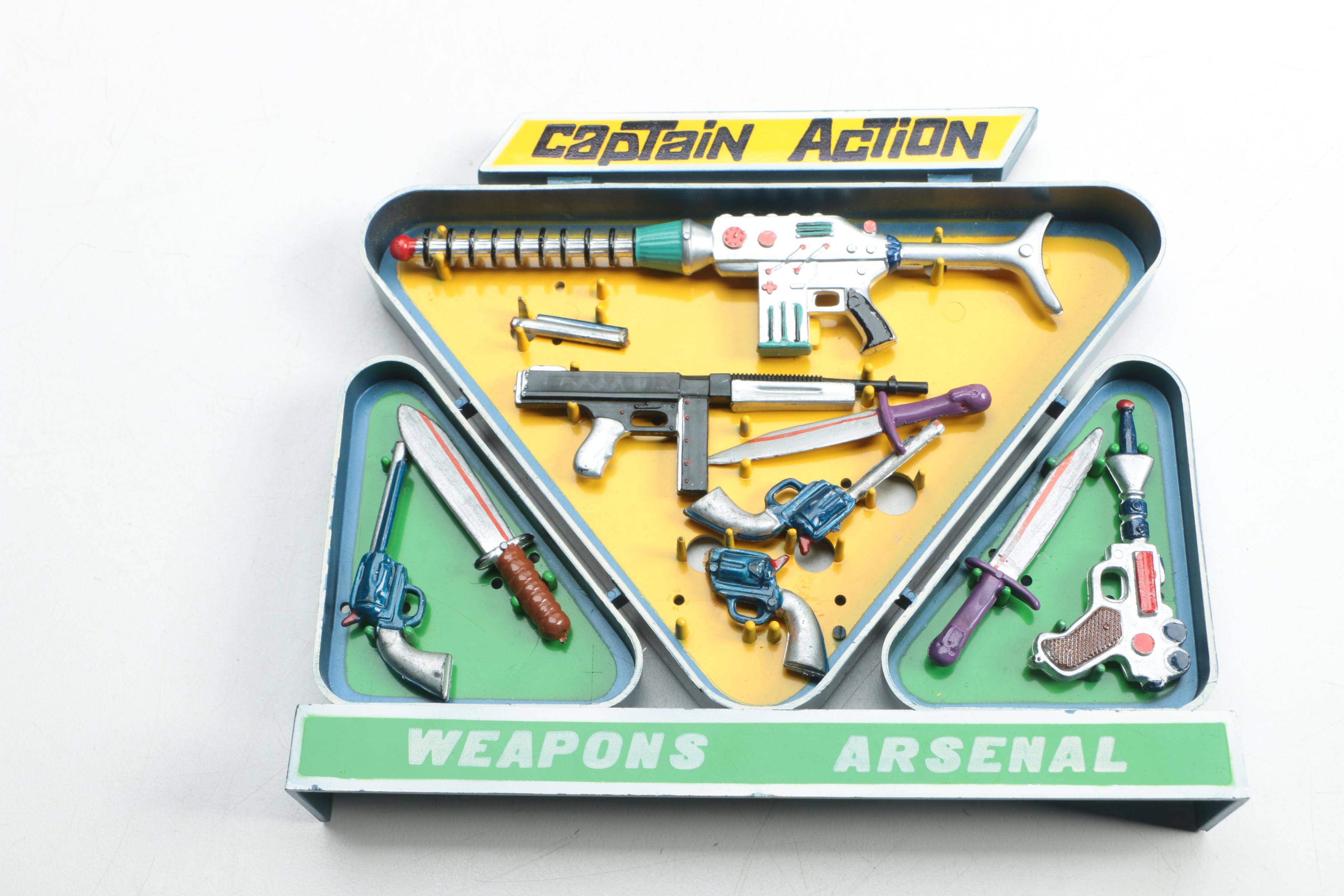 Capt Maddox, Spider-Man and Other Vintage Action Figures