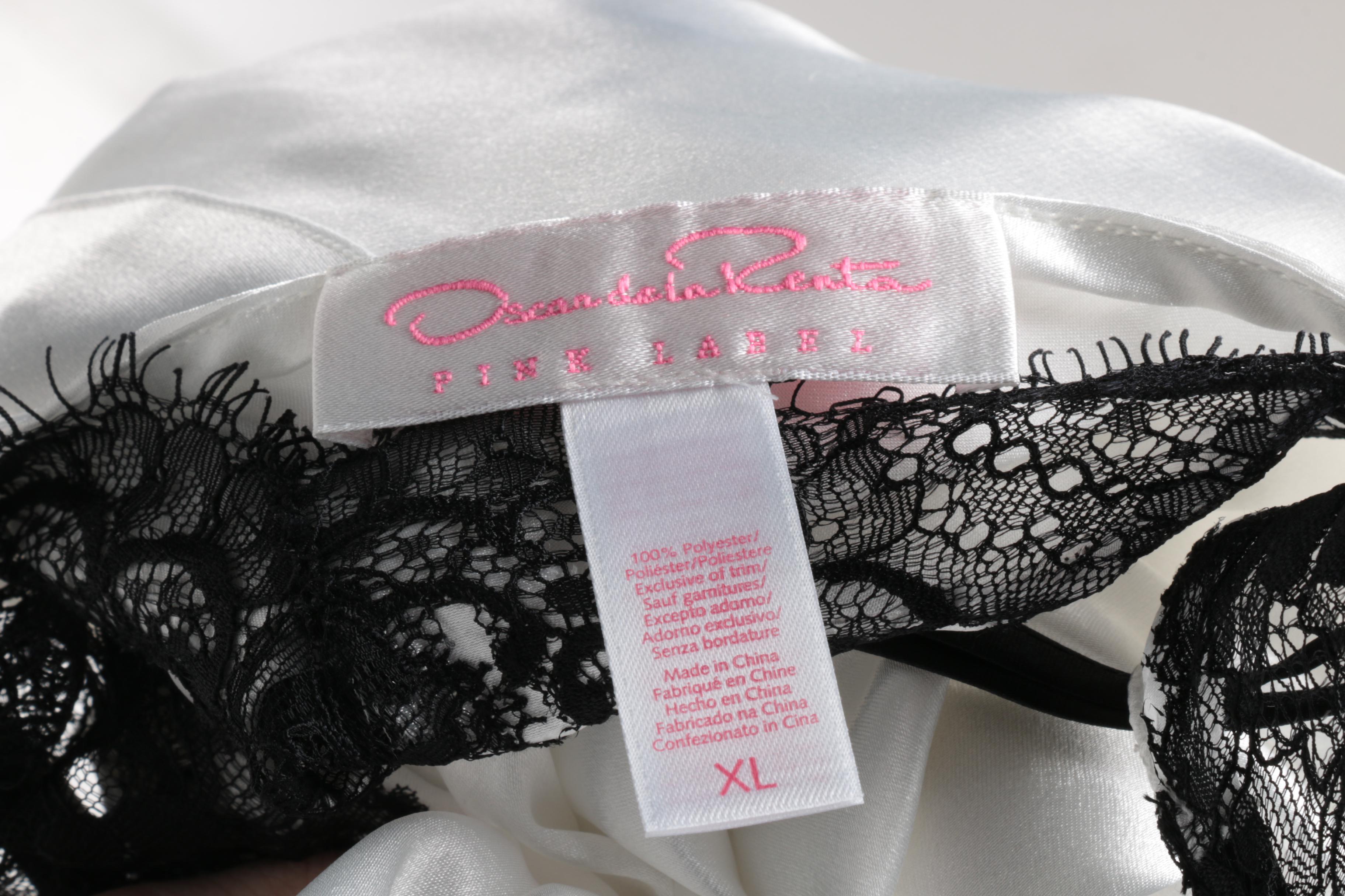 Oscar de la Renta Pink Label Peignoir Set