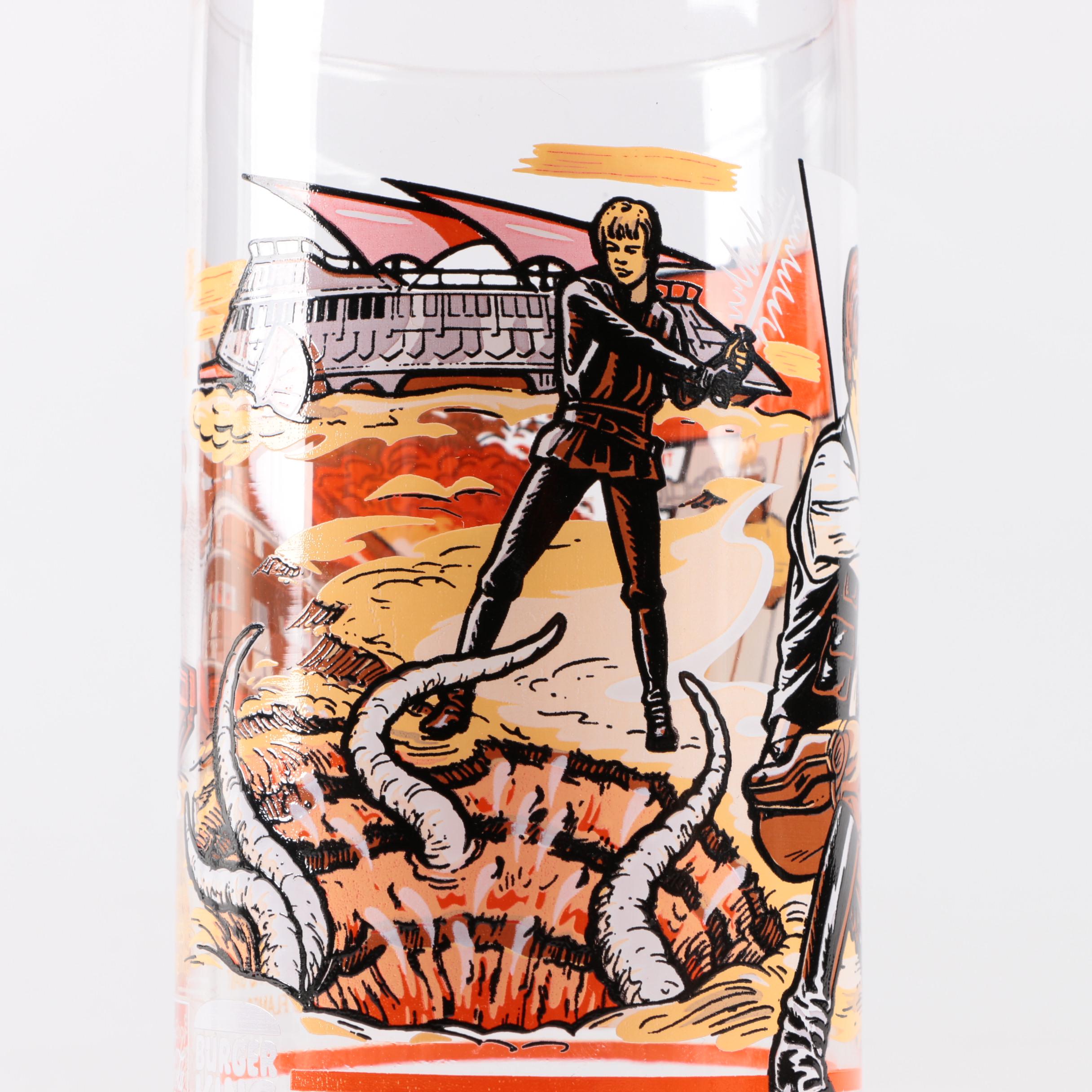 Vintage 1983 Burger King "Return Of The Jedi" Collectible Drinking Glasses