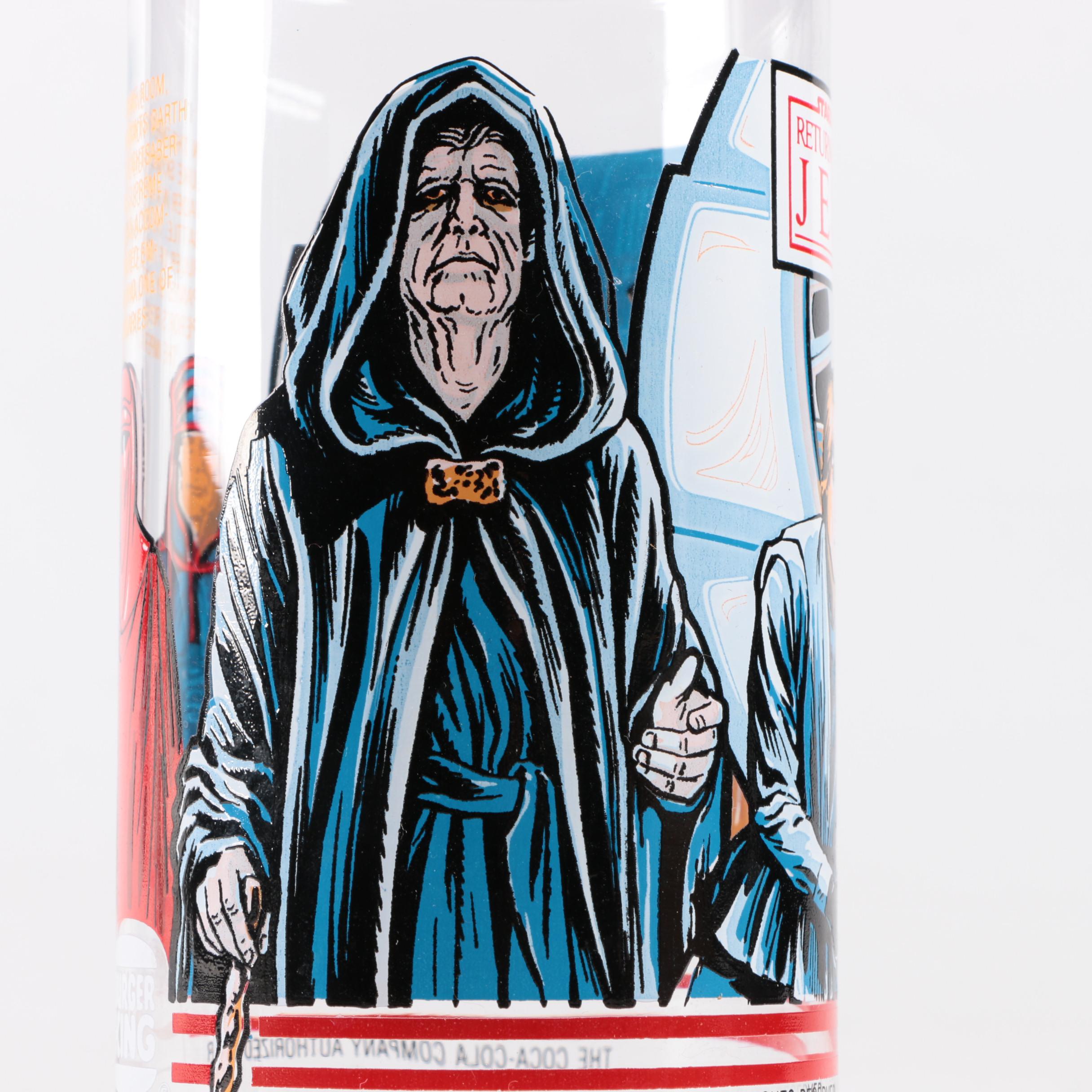Vintage 1983 Burger King "Return Of The Jedi" Collectible Drinking Glasses