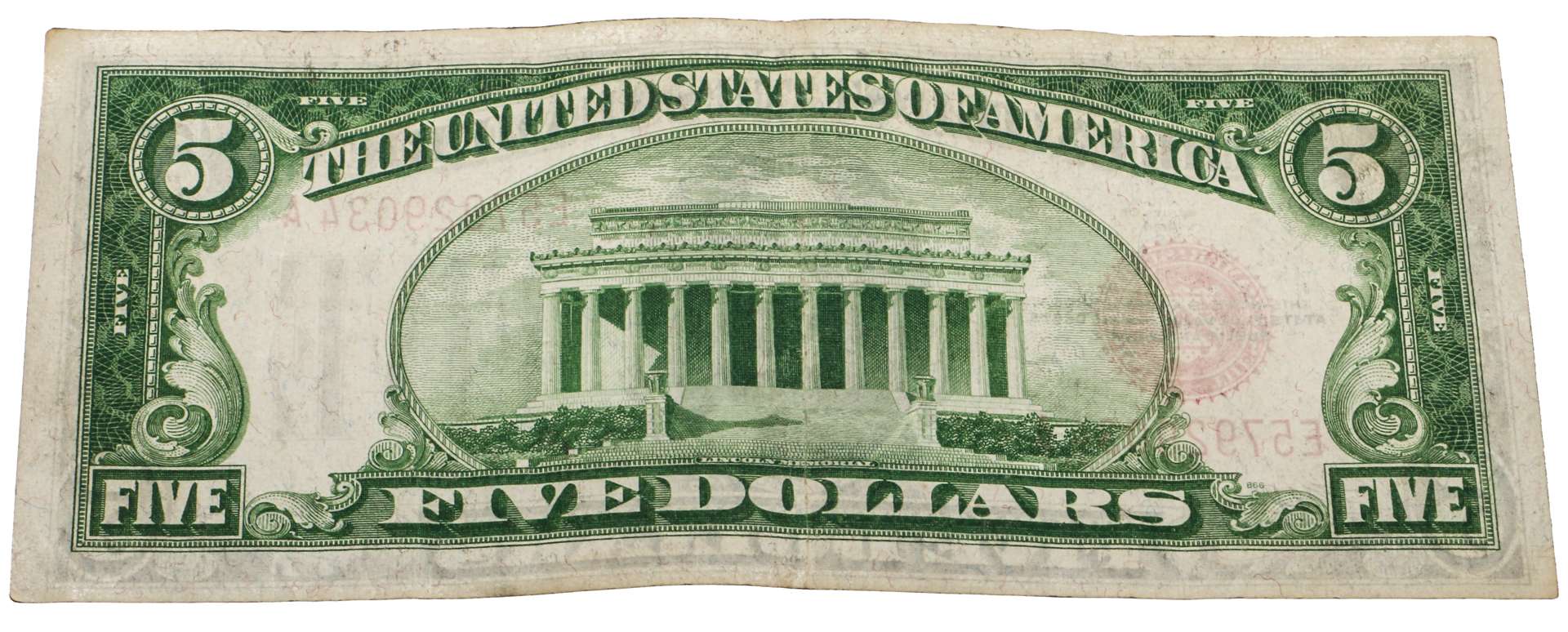 Vintage United States Currency Silver Certificates and Red Seal Notes