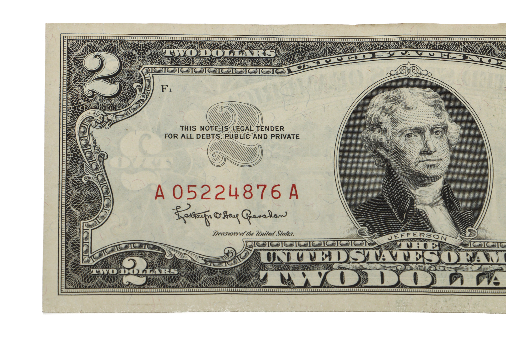 Vintage United States Currency Silver Certificates and Red Seal Notes