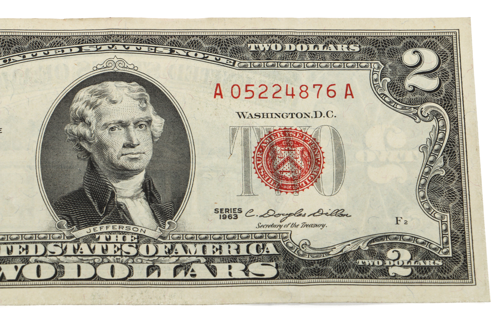 Vintage United States Currency Silver Certificates and Red Seal Notes