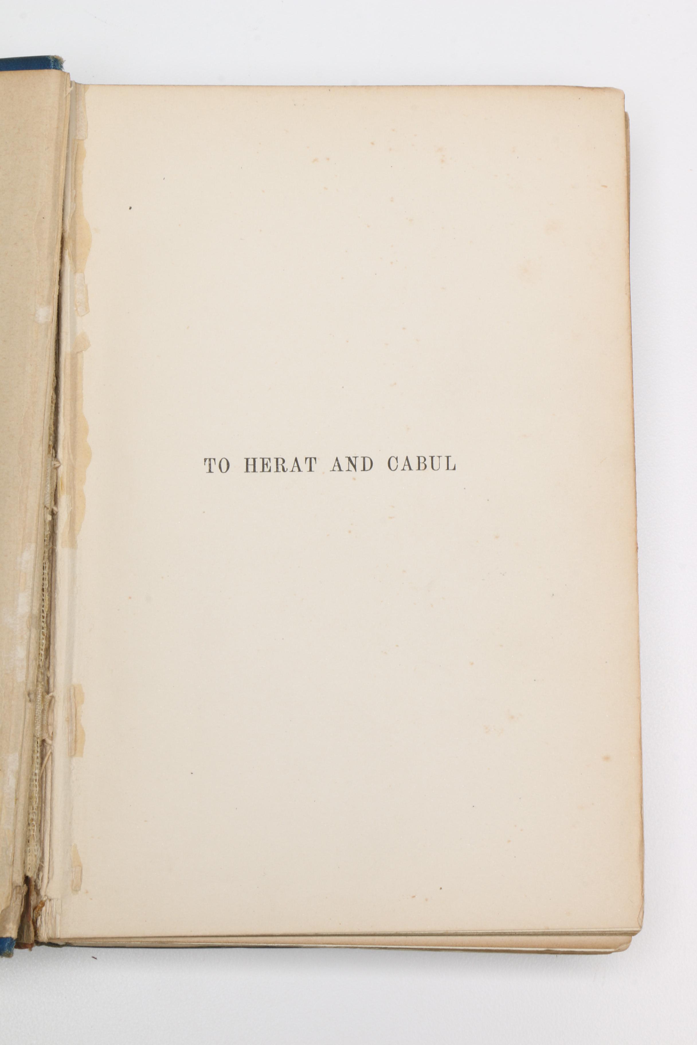 1902 "To Herat and Cabul" by G. A. Henty and 1939 "Ihr gelben Chrysanthemen!"