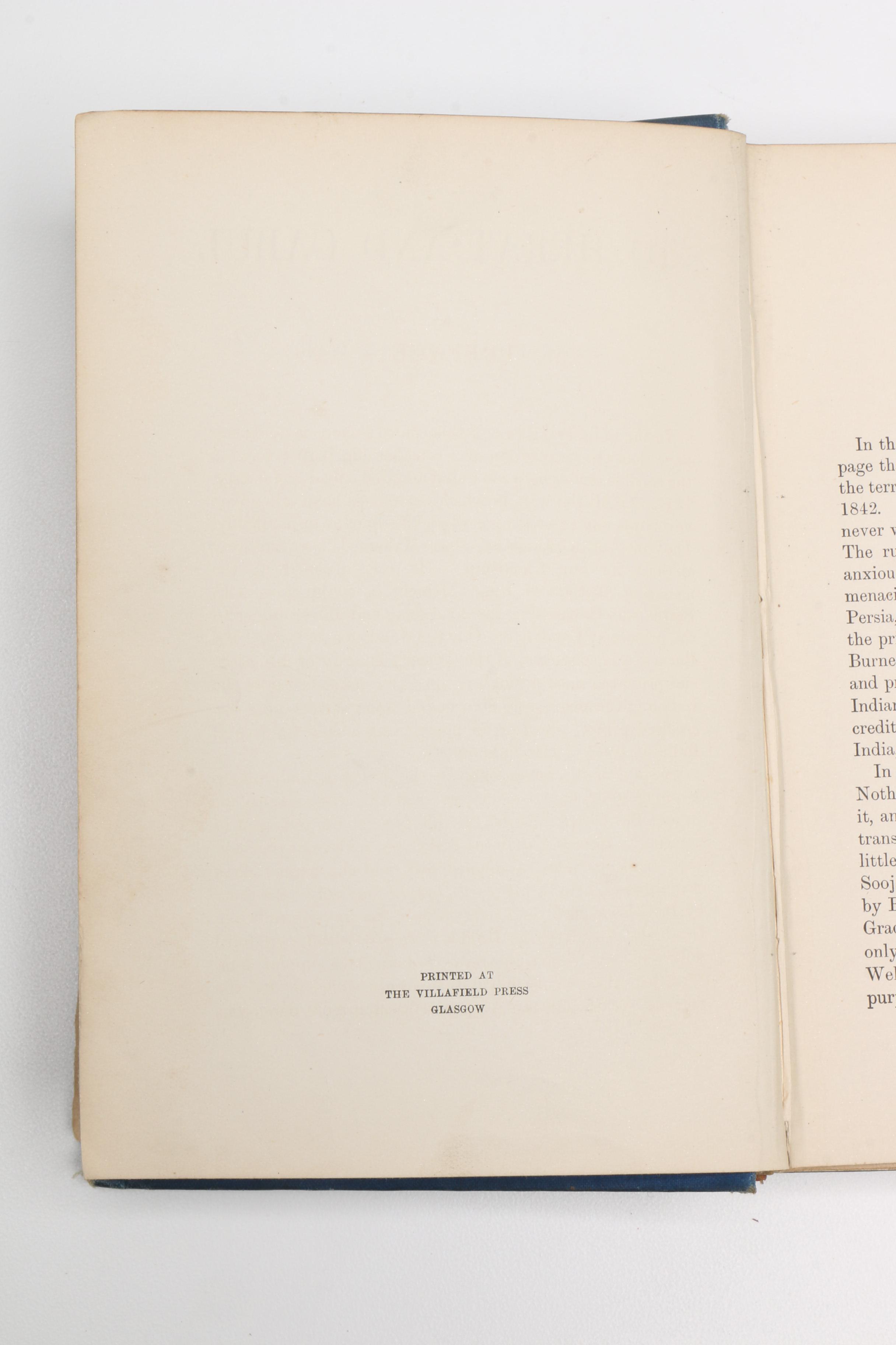 1902 "To Herat and Cabul" by G. A. Henty and 1939 "Ihr gelben Chrysanthemen!"