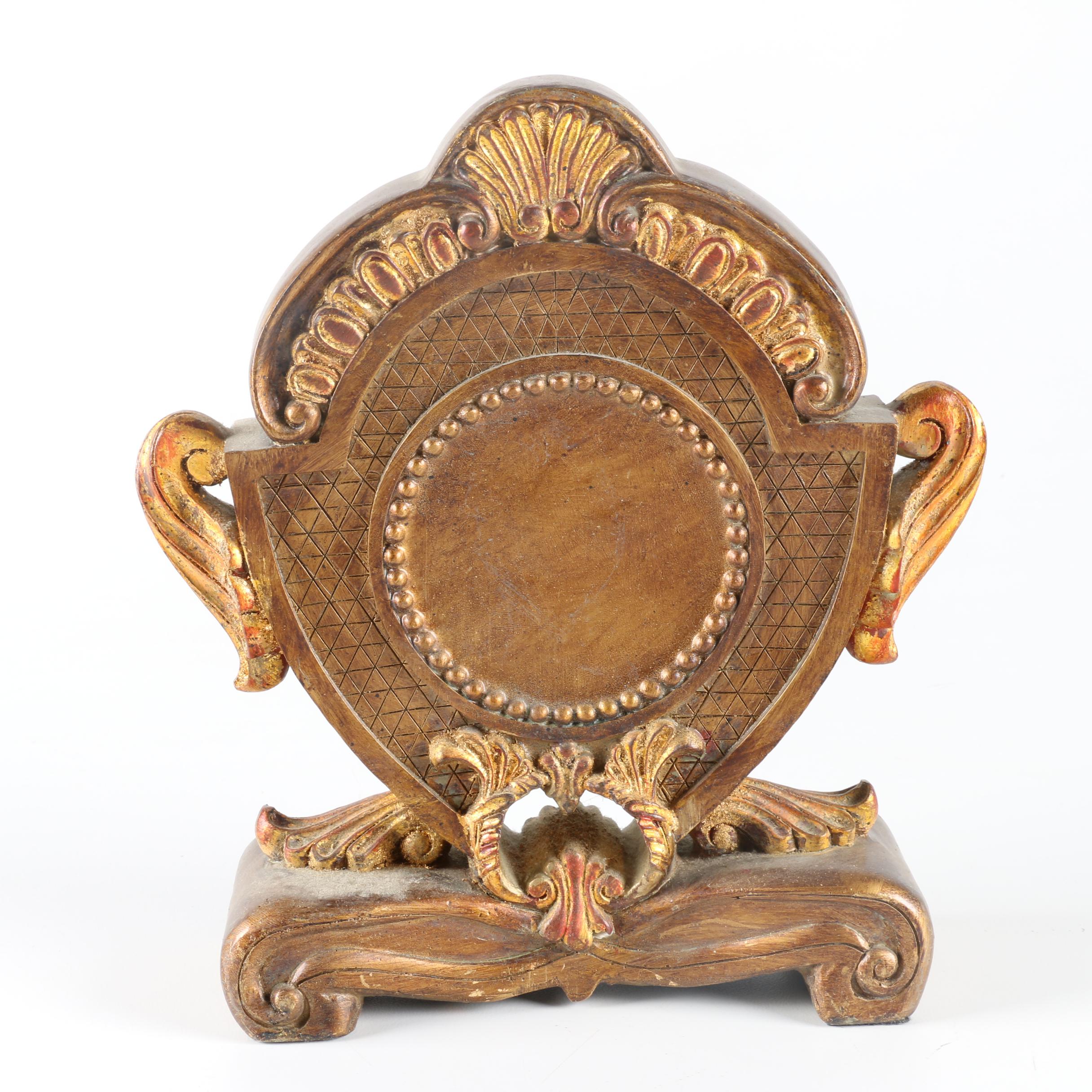 Porcelain Mercedes Shelf Clock and Mantel Clock