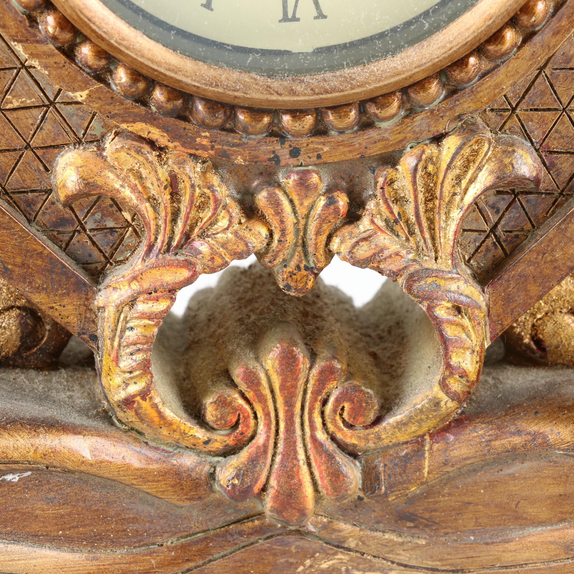 Porcelain Mercedes Shelf Clock and Mantel Clock