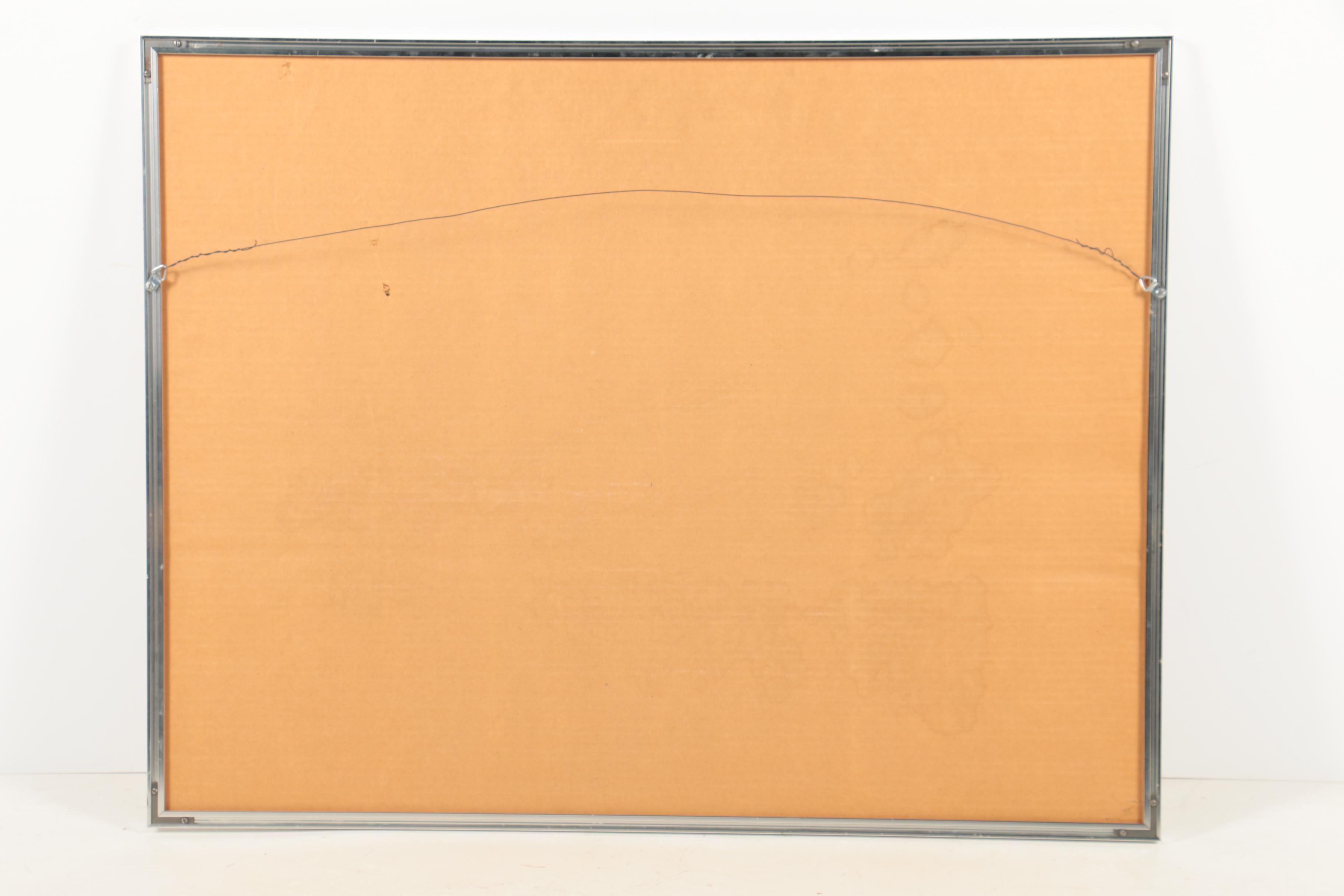 Hale Gurland Abstract Mixed Media Painting on Paper