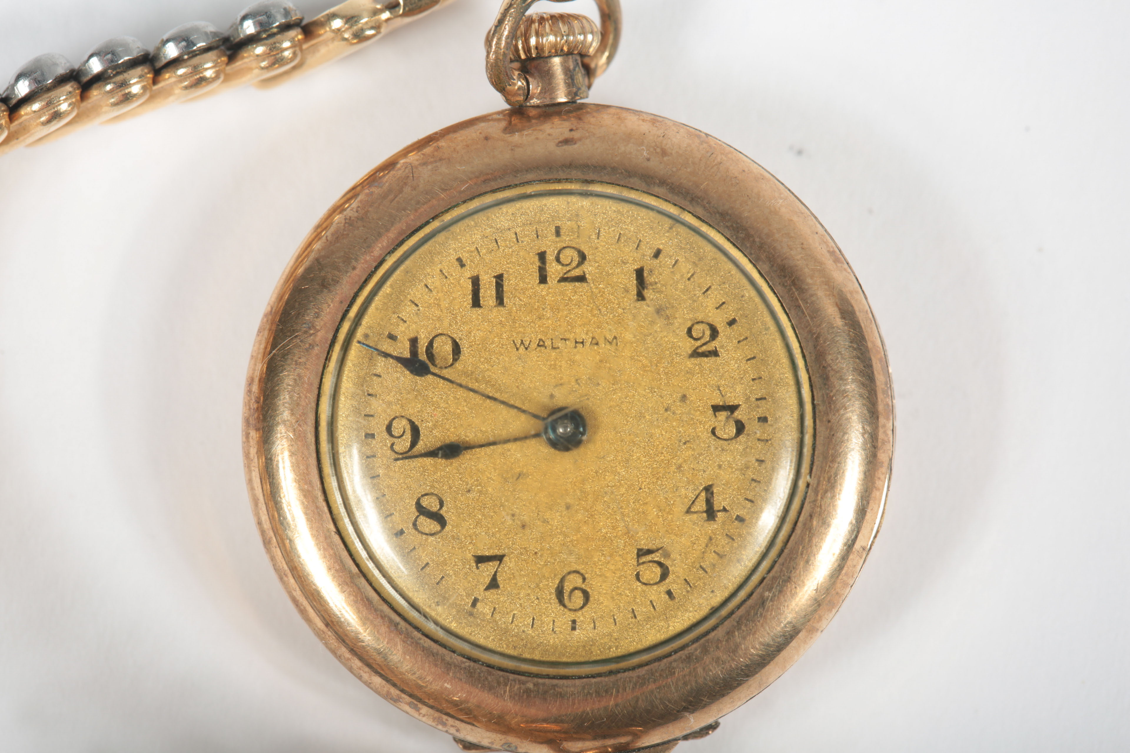 Vintage Waltham Pocket Watch on Watch Band