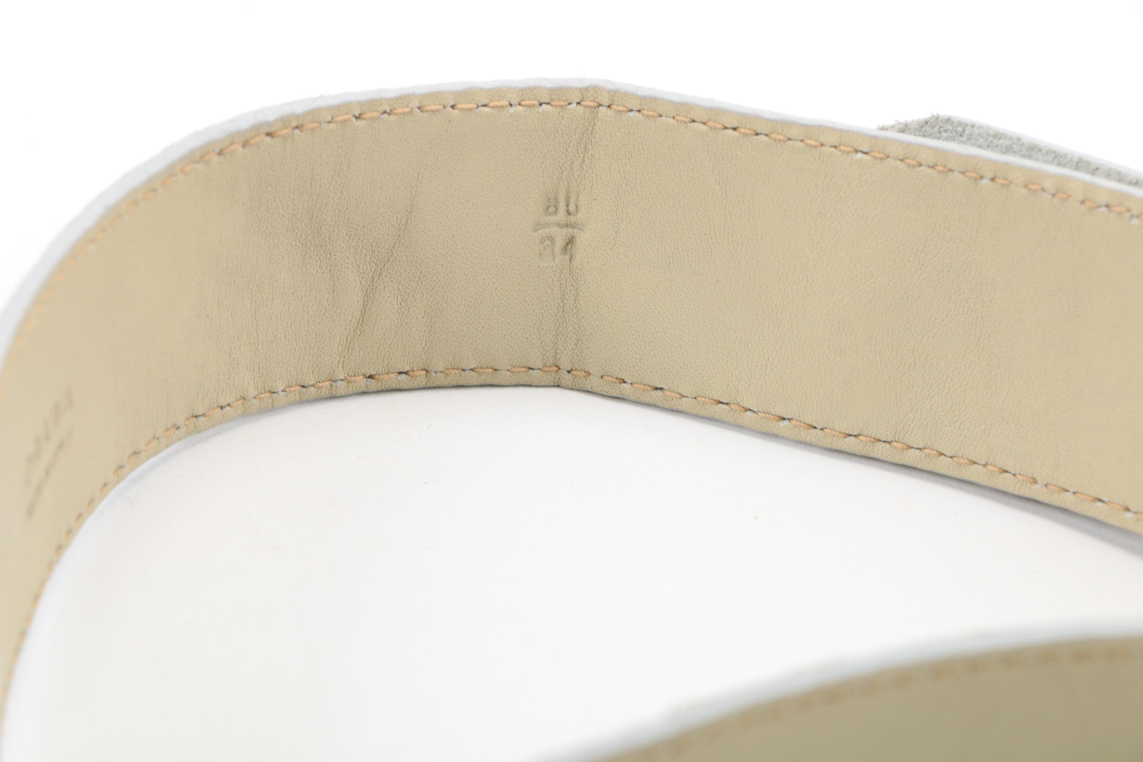 Prada Double Snakeskin and Leather Belt