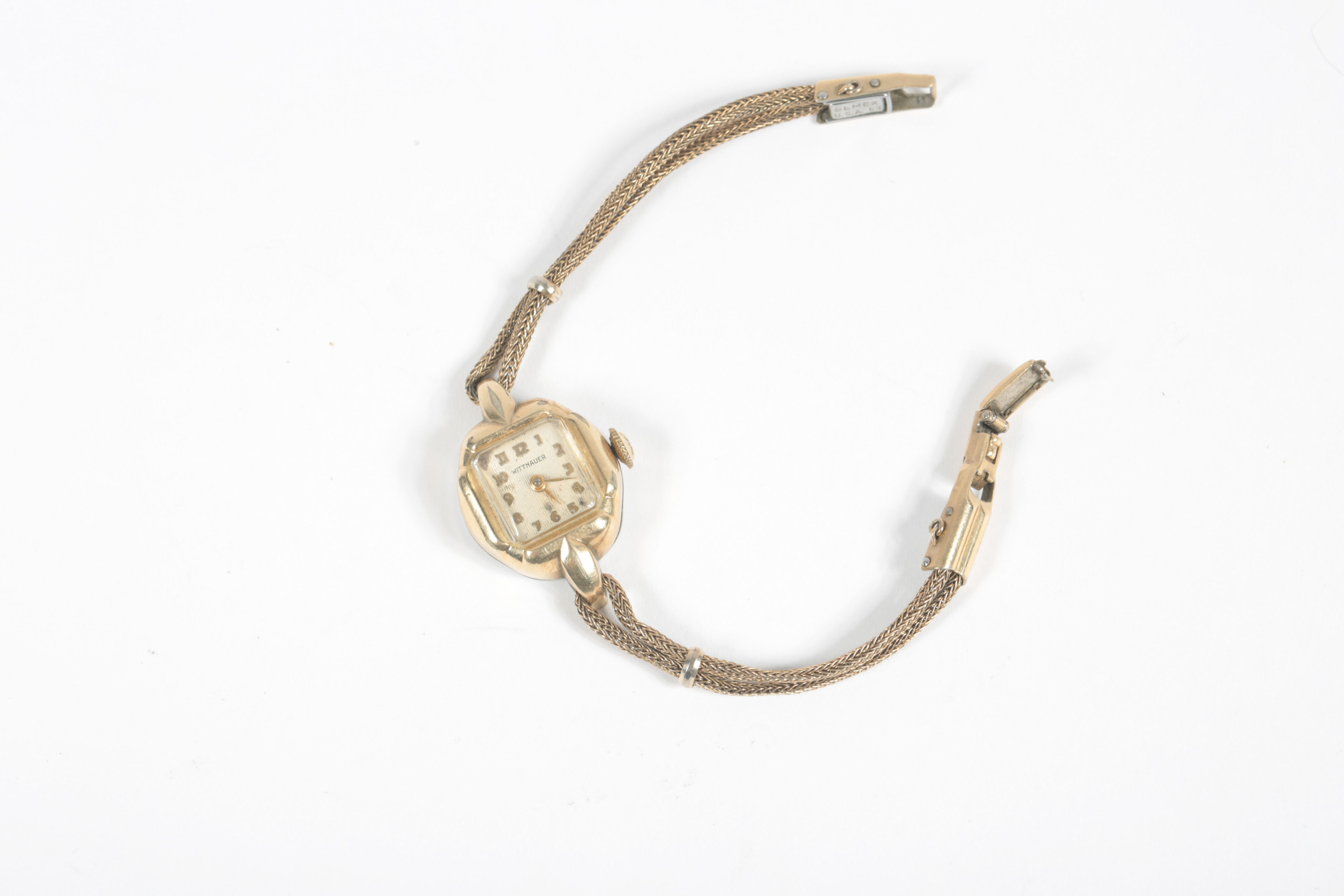 Vintage Gold Plated Watches Including Wittnaur