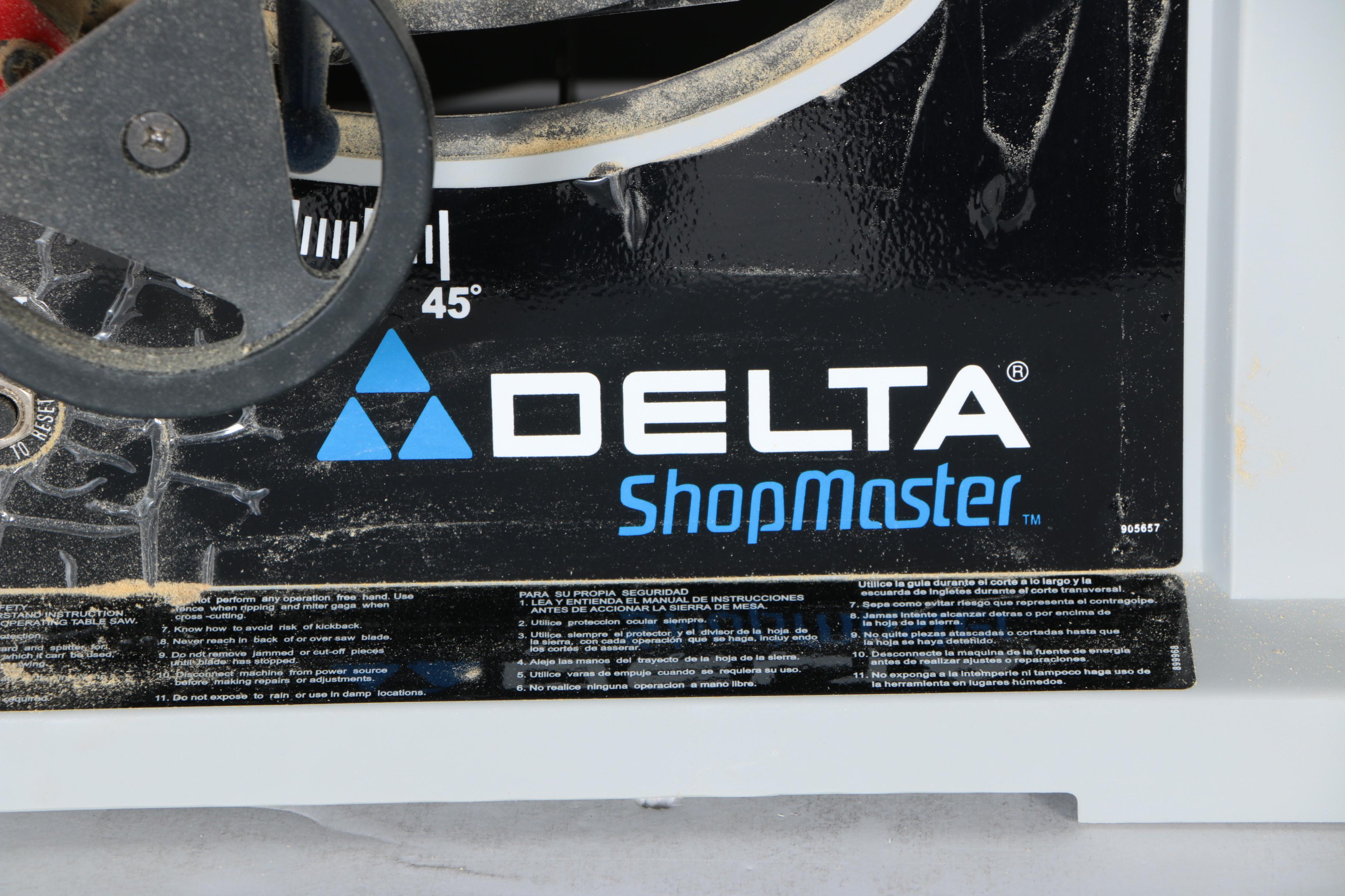 Delta Shopmaster 10" Table Saw