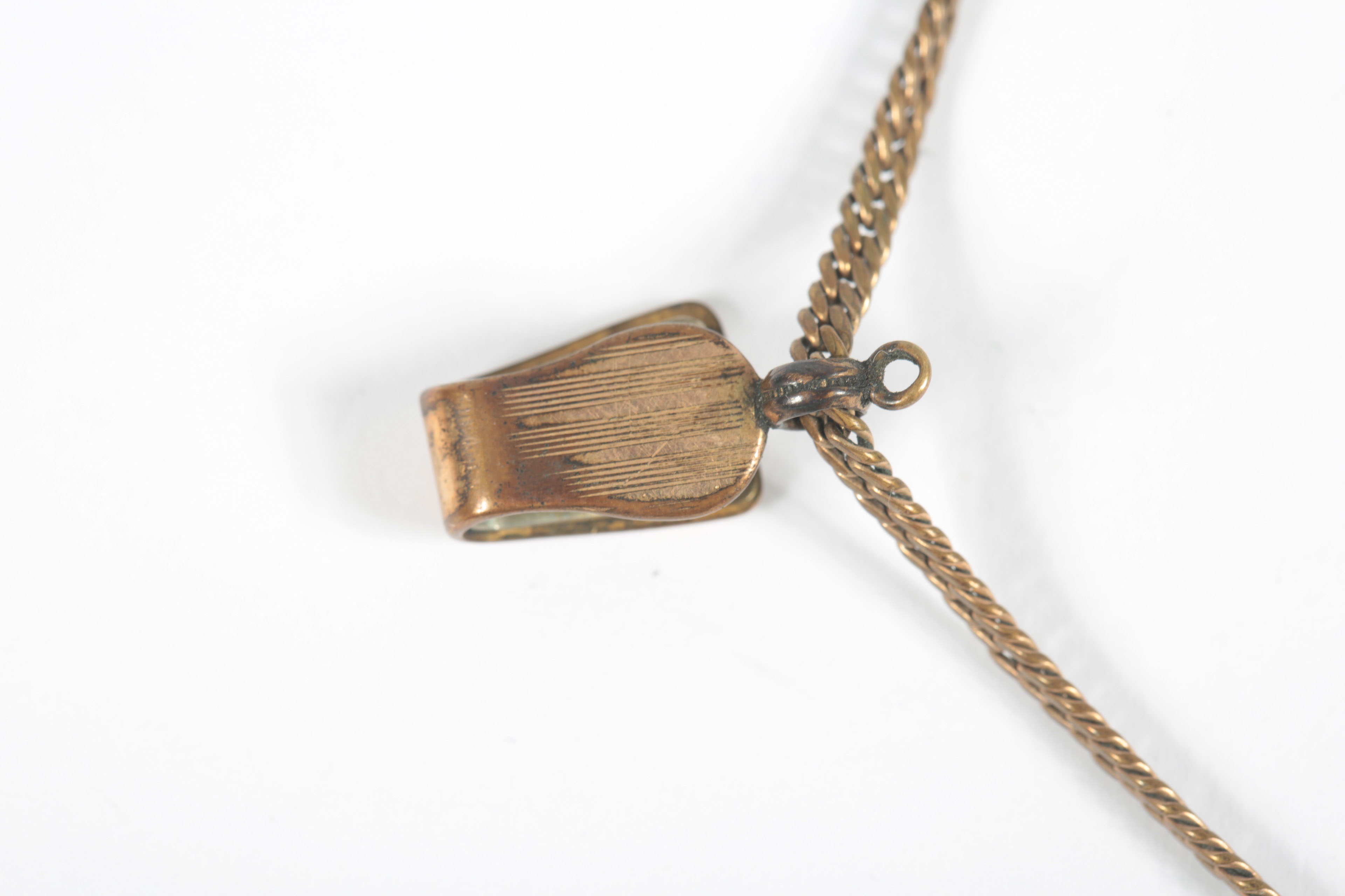 Antique Elgin Gold Plated Pocket Watch with Chain and Fob