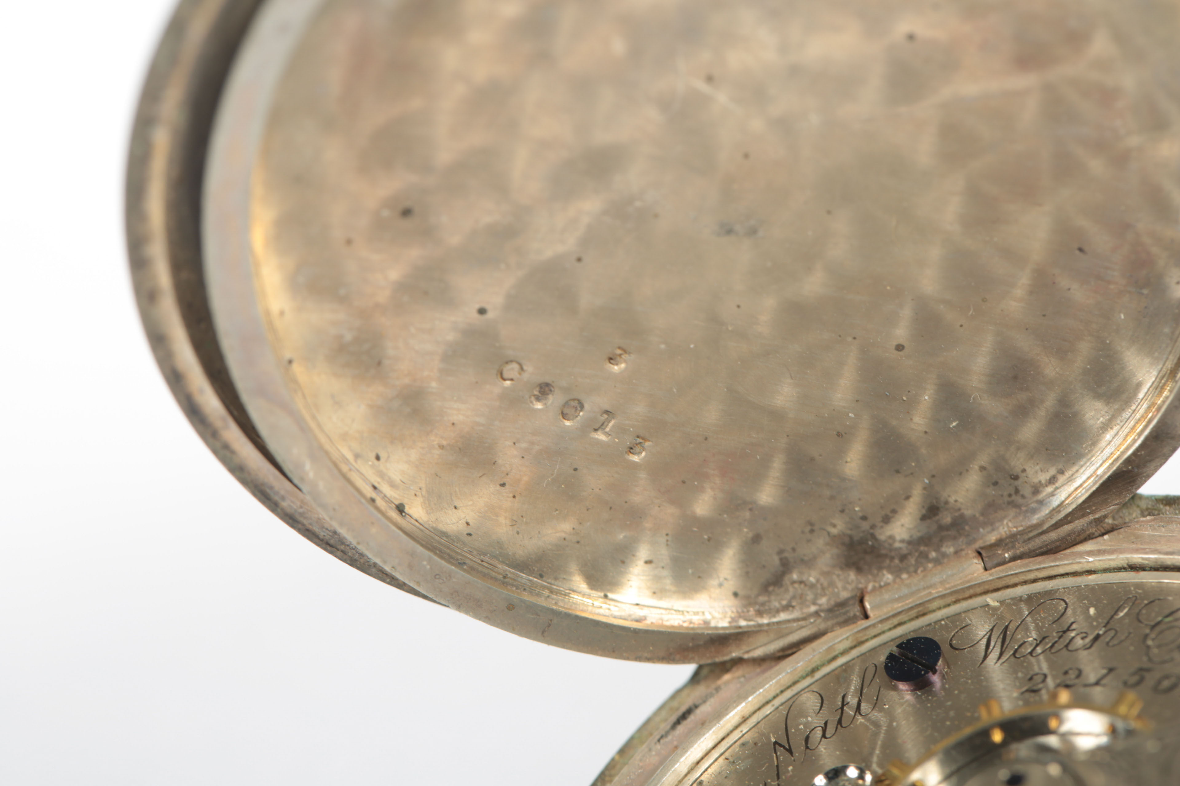 Vintage Coin Silver Pocket Watch by Elgin National Watch Co.