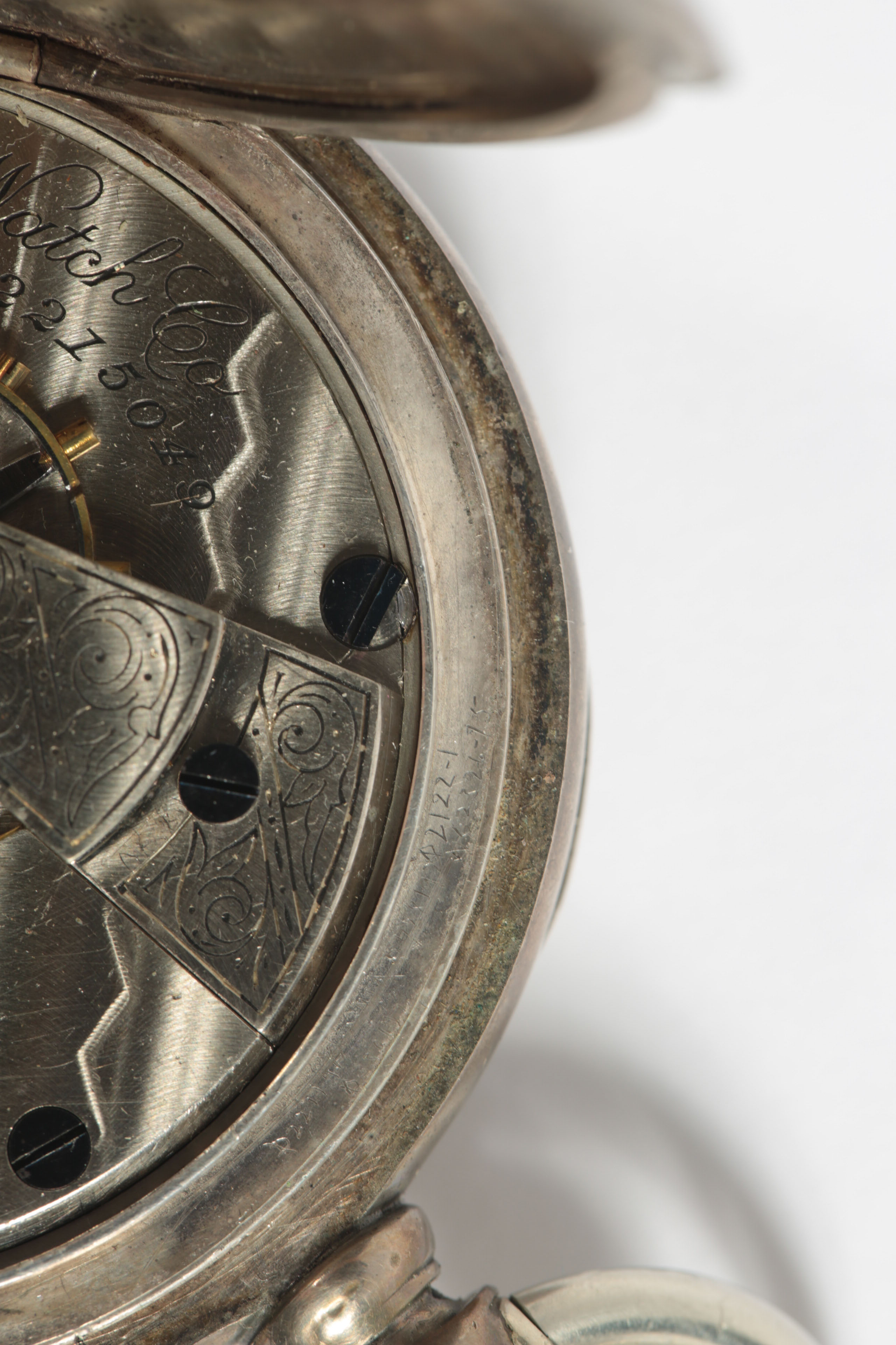 Vintage Coin Silver Pocket Watch by Elgin National Watch Co.