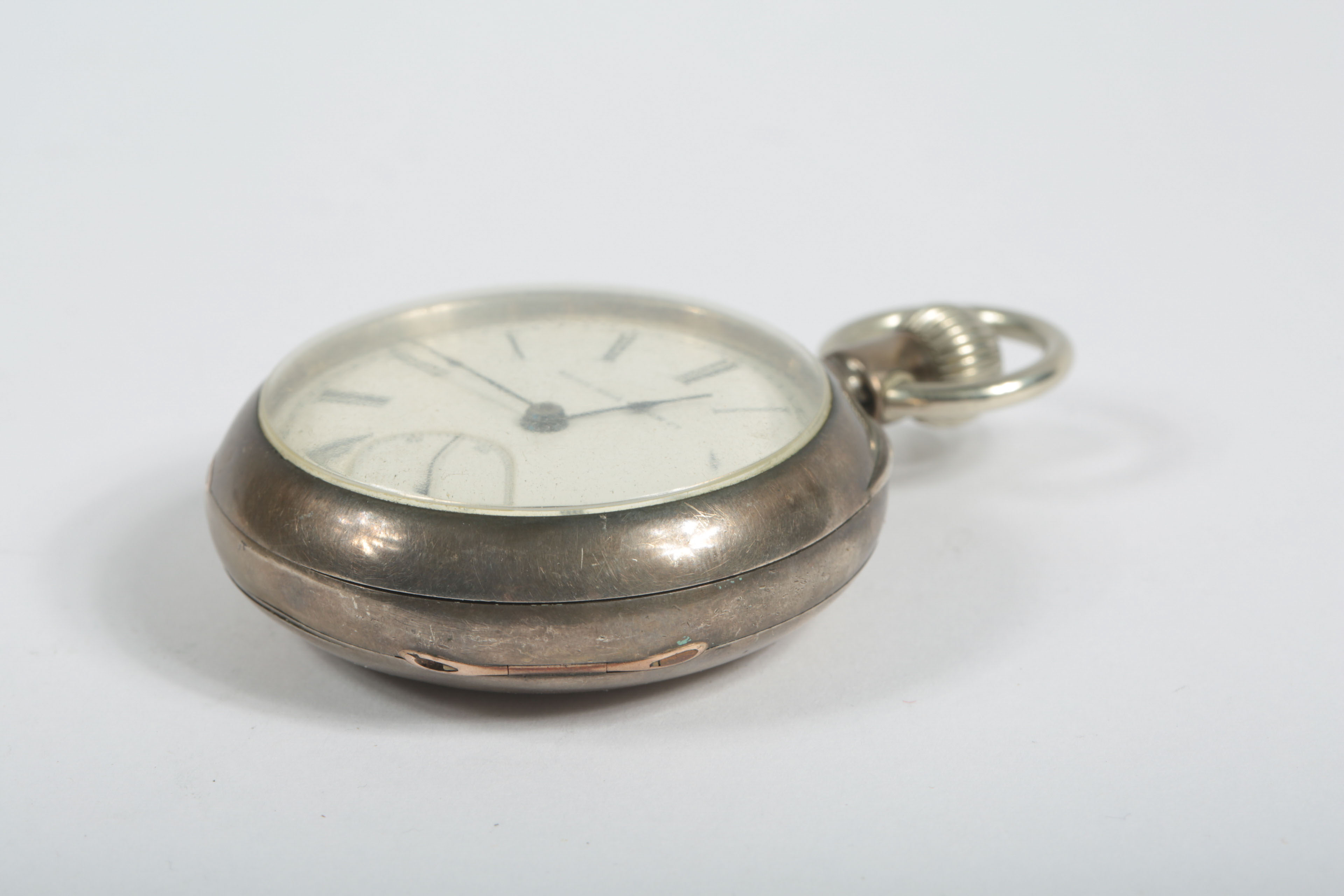 Vintage Coin Silver Pocket Watch by Elgin National Watch Co.