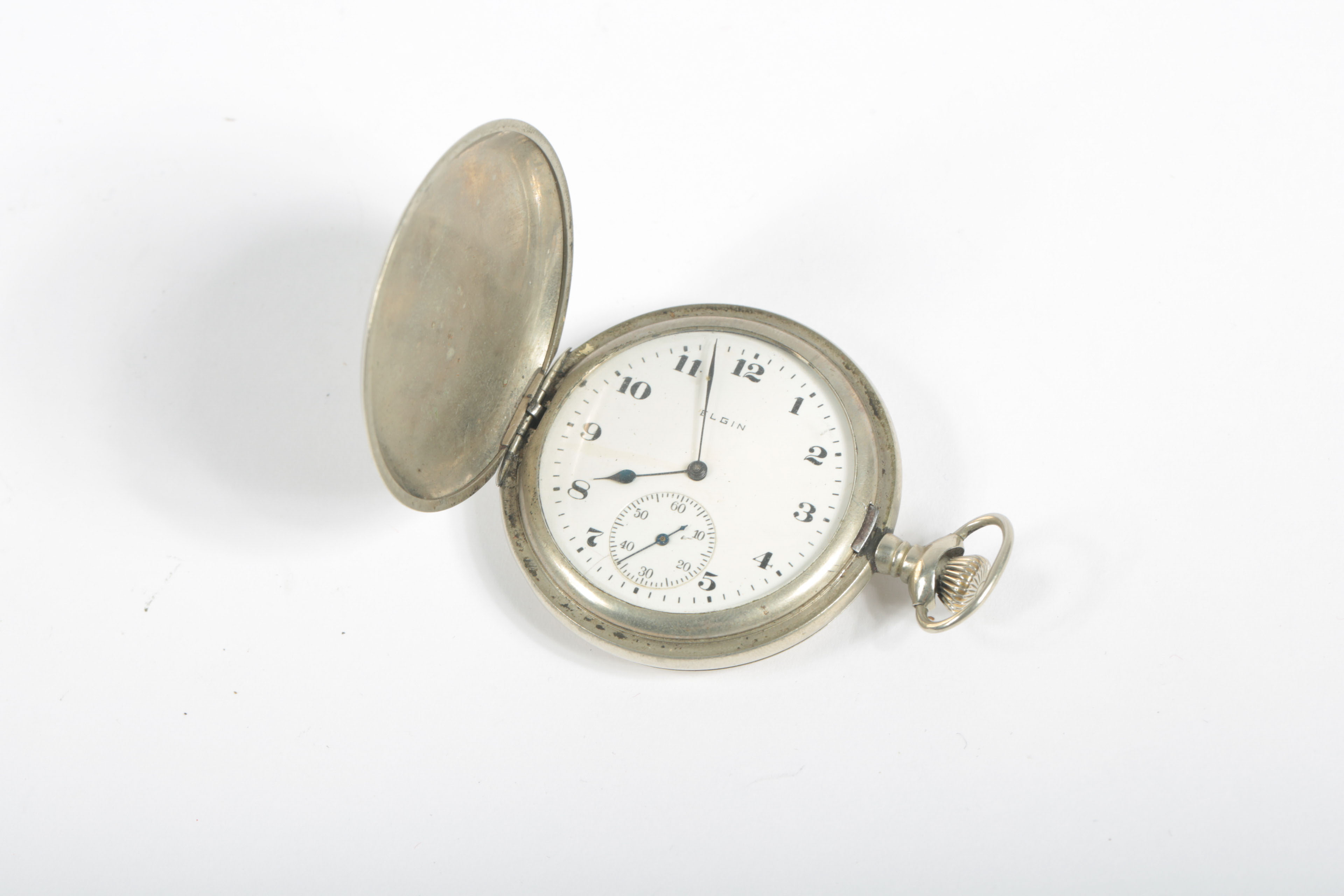 Vintage Silver Elgin Pocket Watch