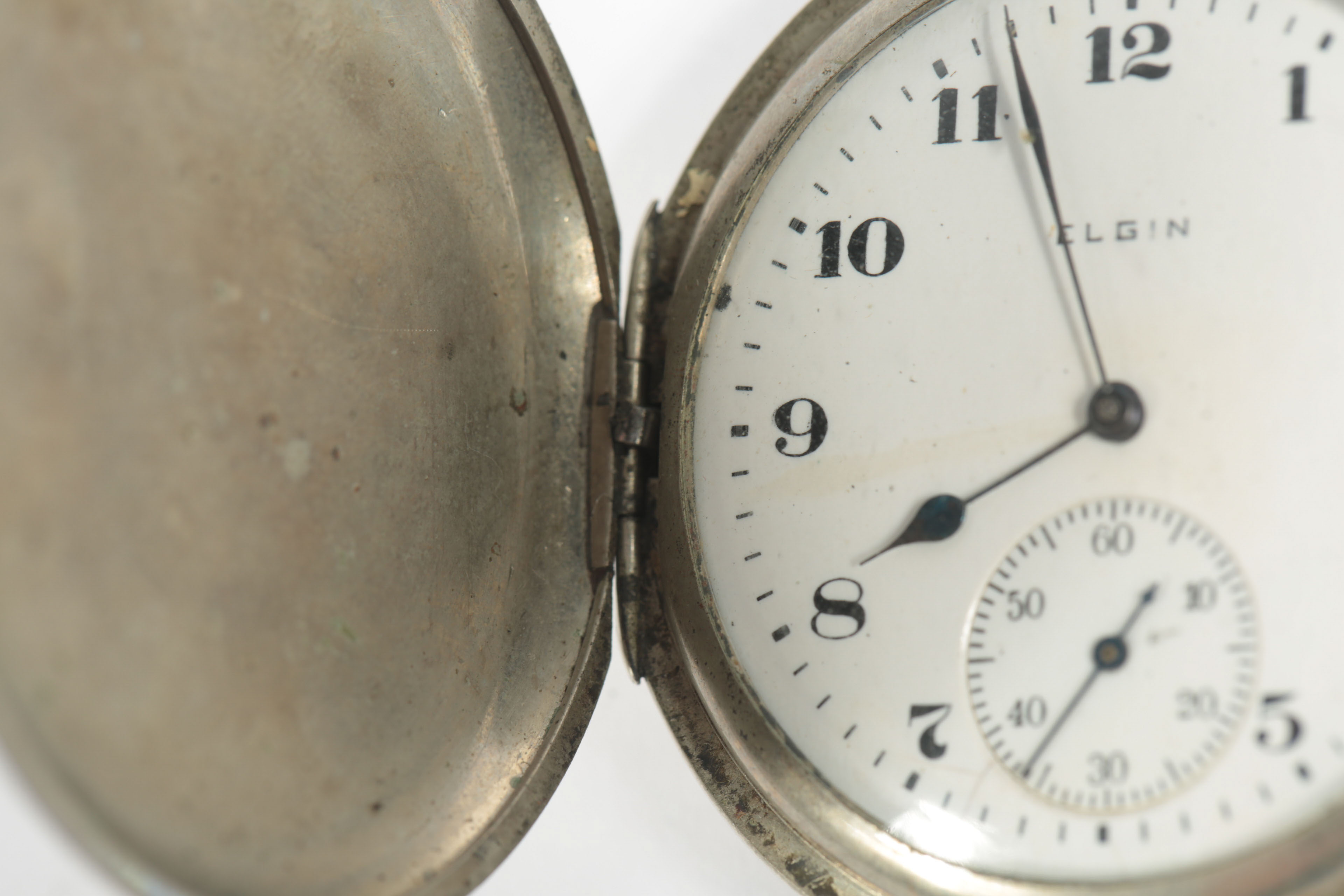 Vintage Silver Elgin Pocket Watch