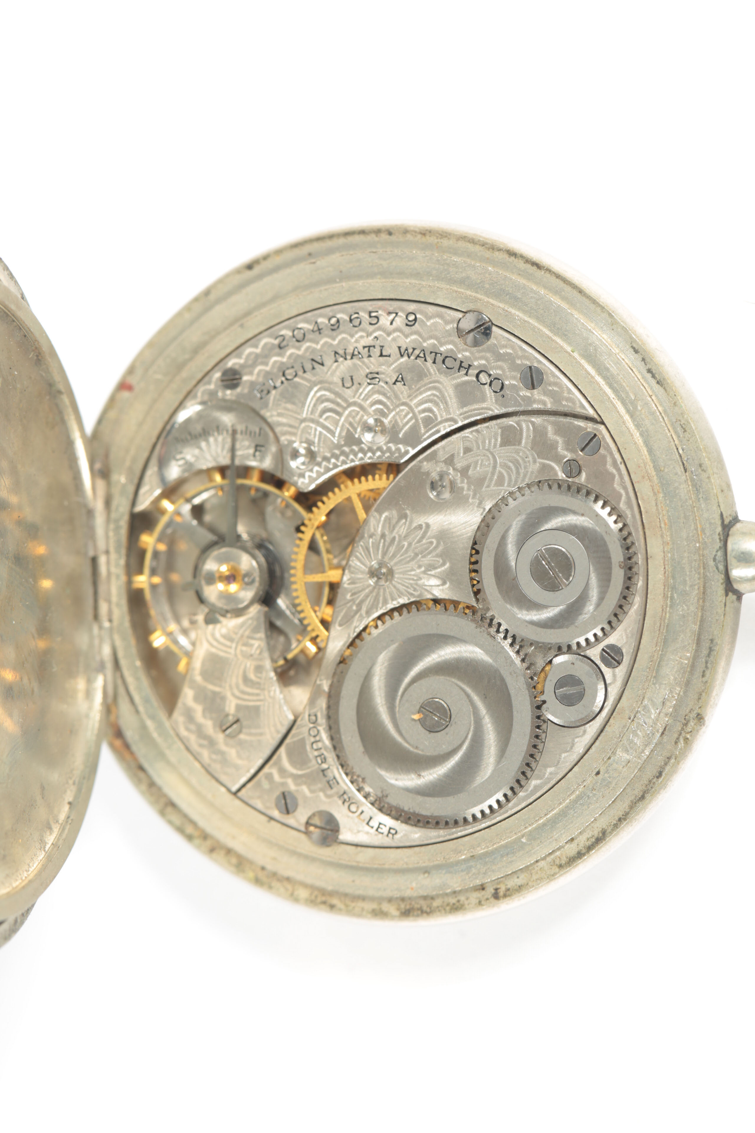 Vintage Silver Elgin Pocket Watch