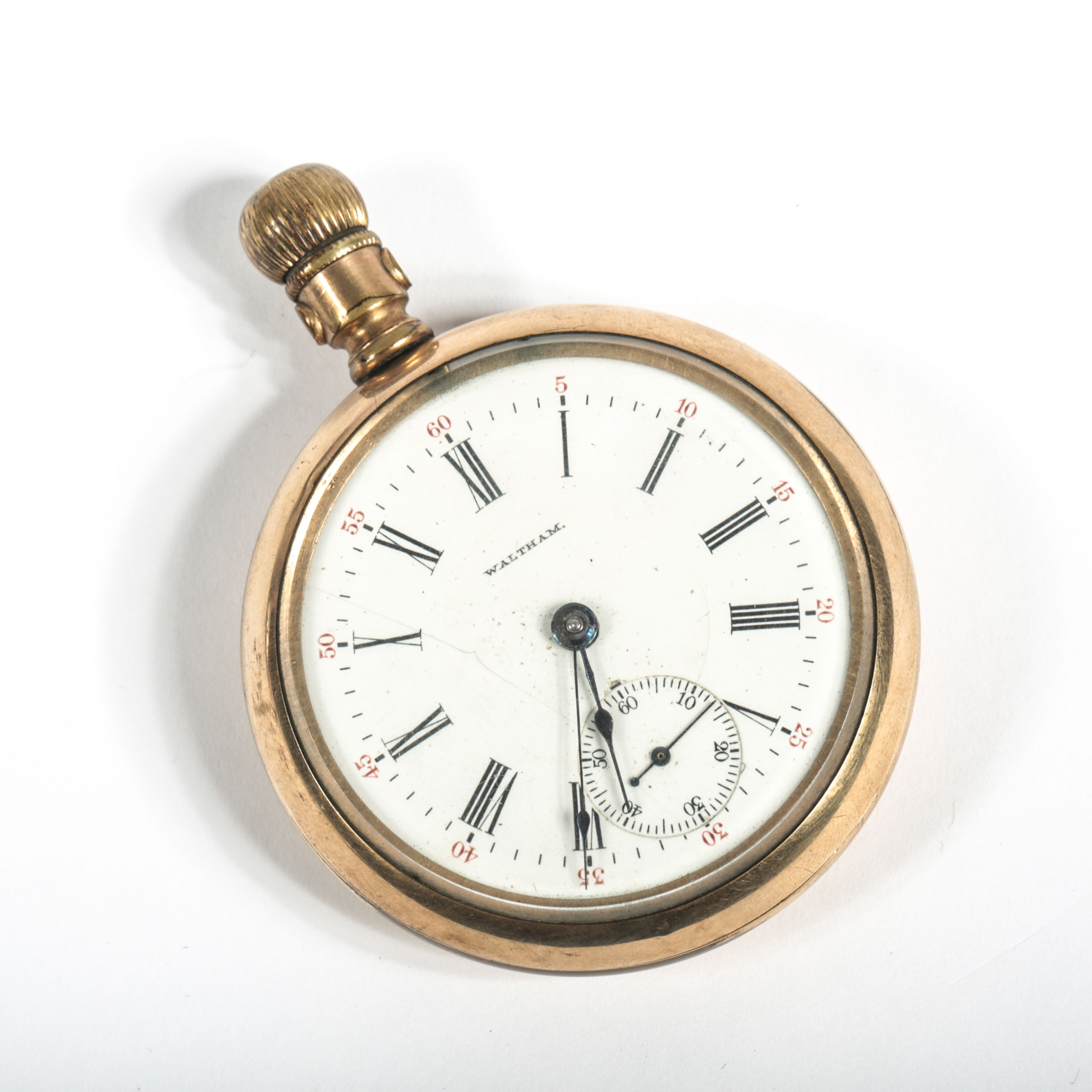 Waltham Gold Plated Pocket Watch