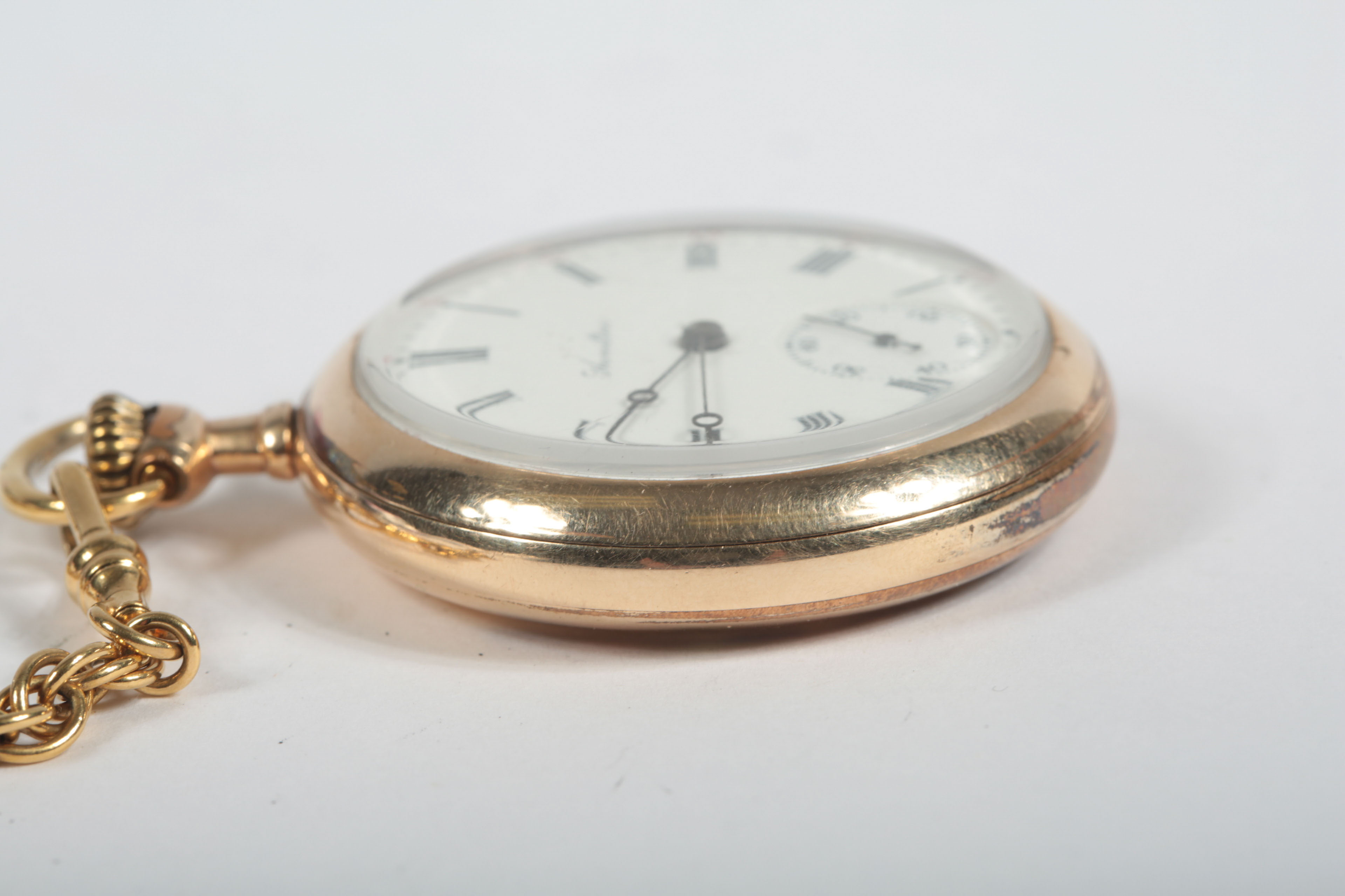 Vintage Gold Plated Hamilton Pocket Watch