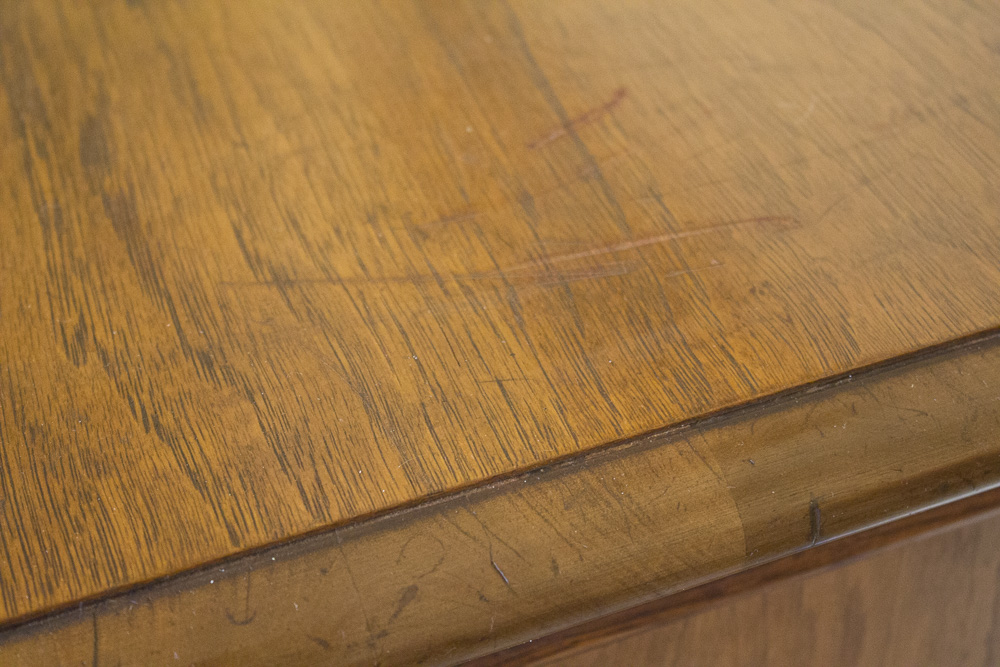 Spanish Revival Oak Sideboard by Drexel