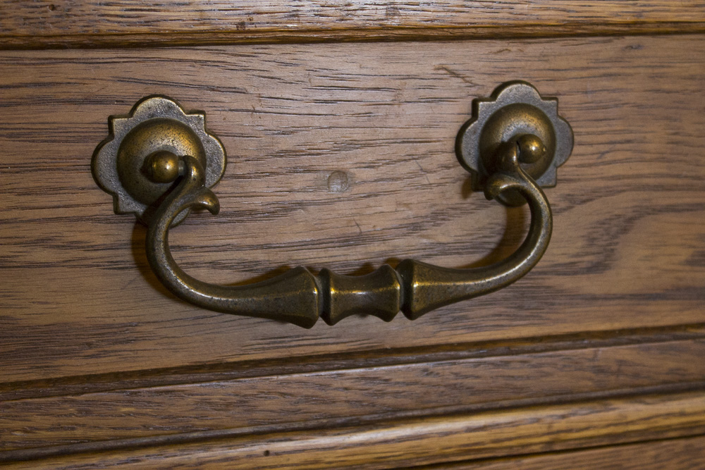 Spanish Revival Oak Sideboard by Drexel