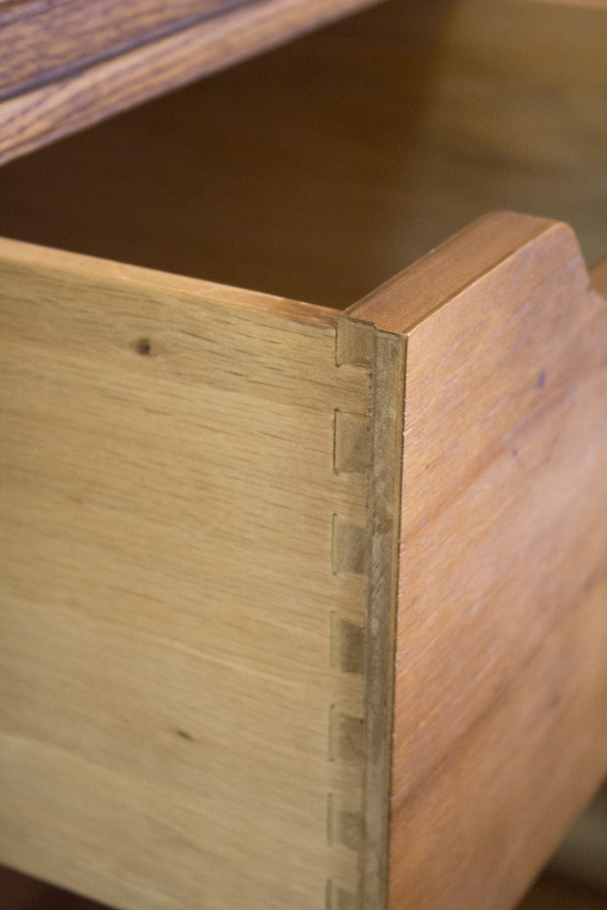 Spanish Revival Oak Sideboard by Drexel