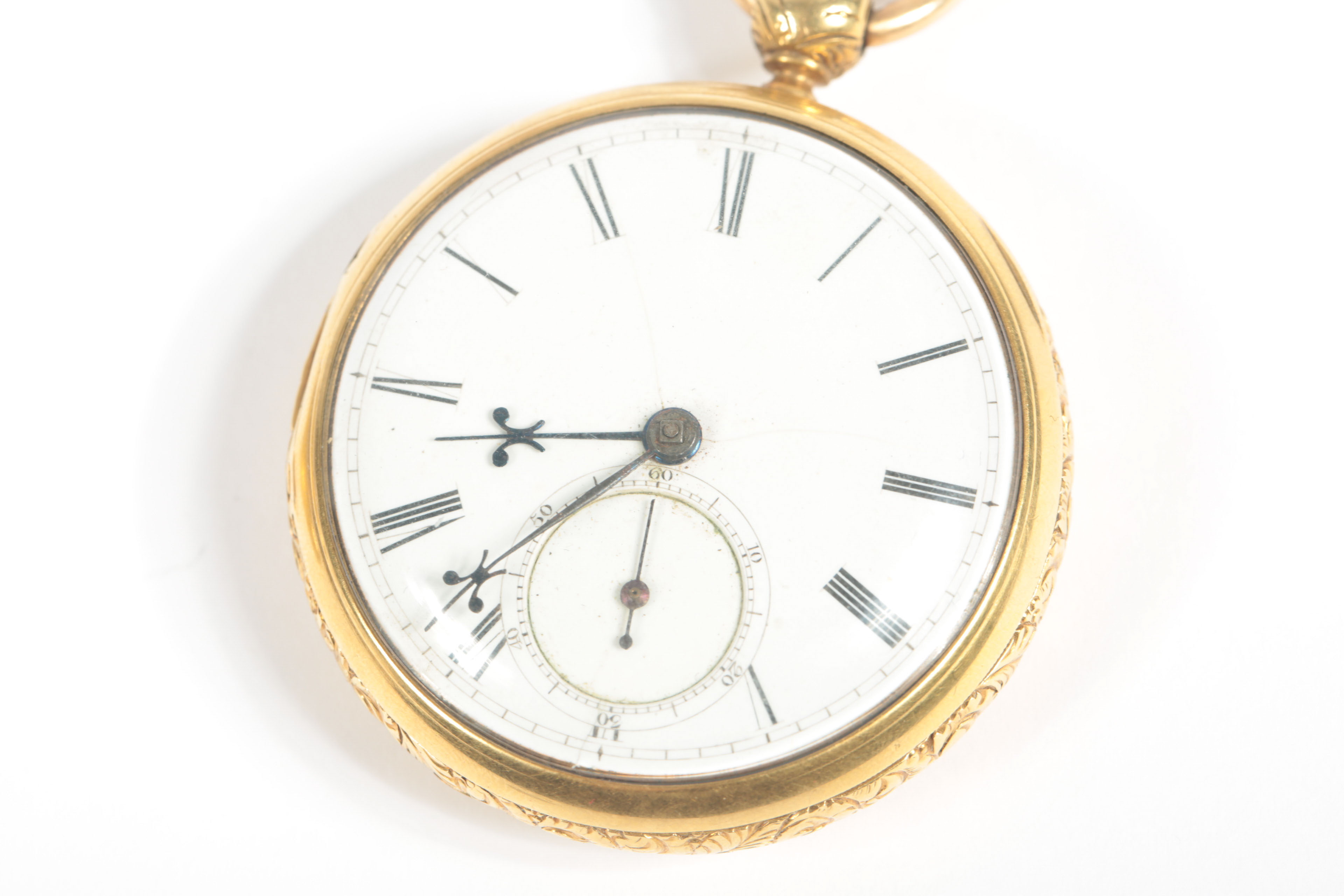 F. B. Adams 18K Yellow Gold Plated Pocket Watch, London