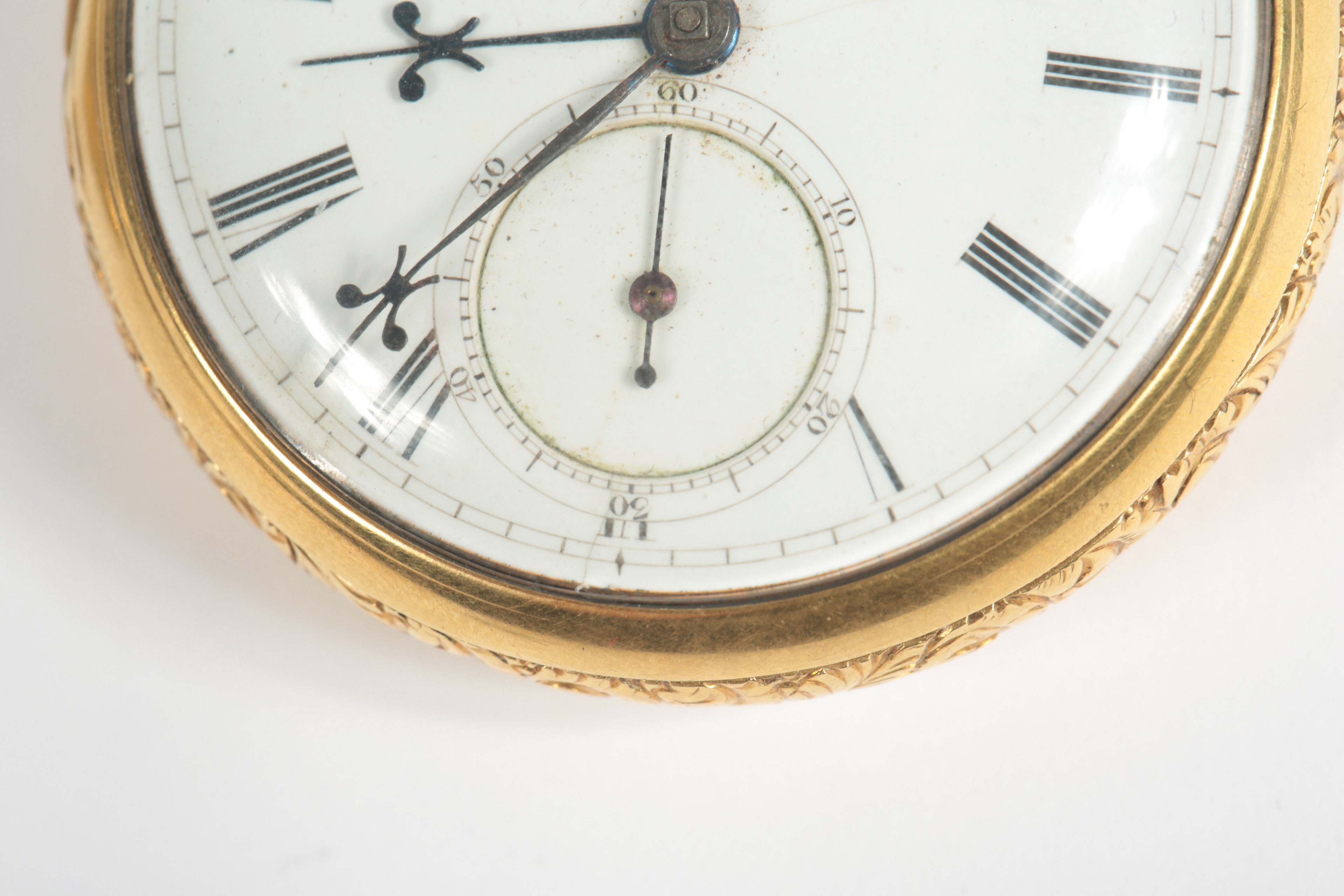 F. B. Adams 18K Yellow Gold Plated Pocket Watch, London