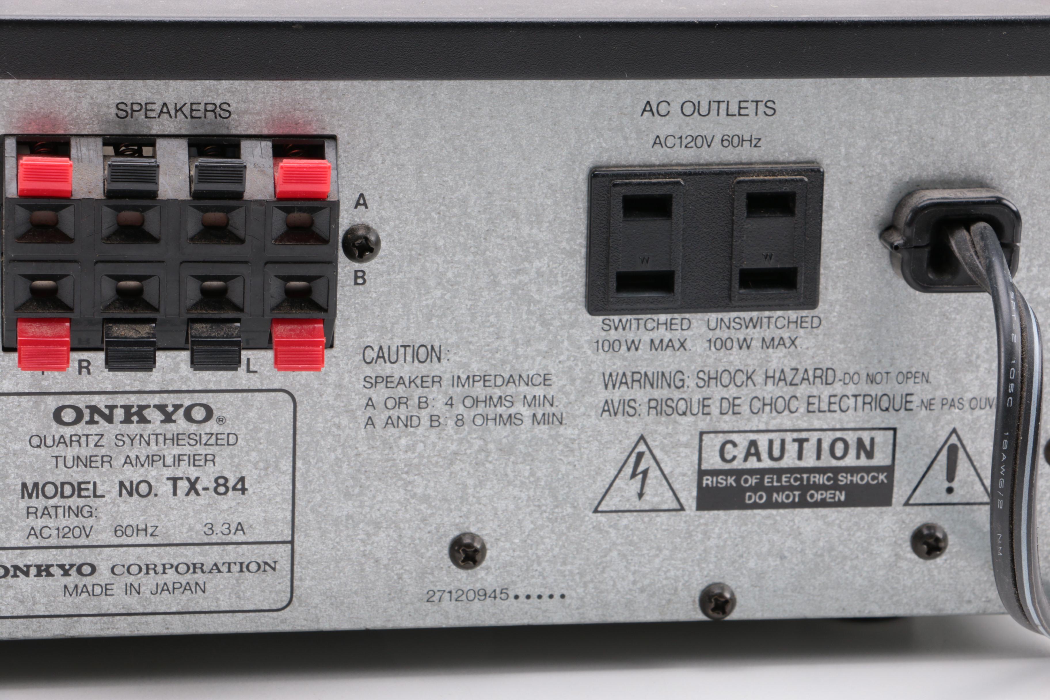 Onkyo Tuner Amplifier Receiver