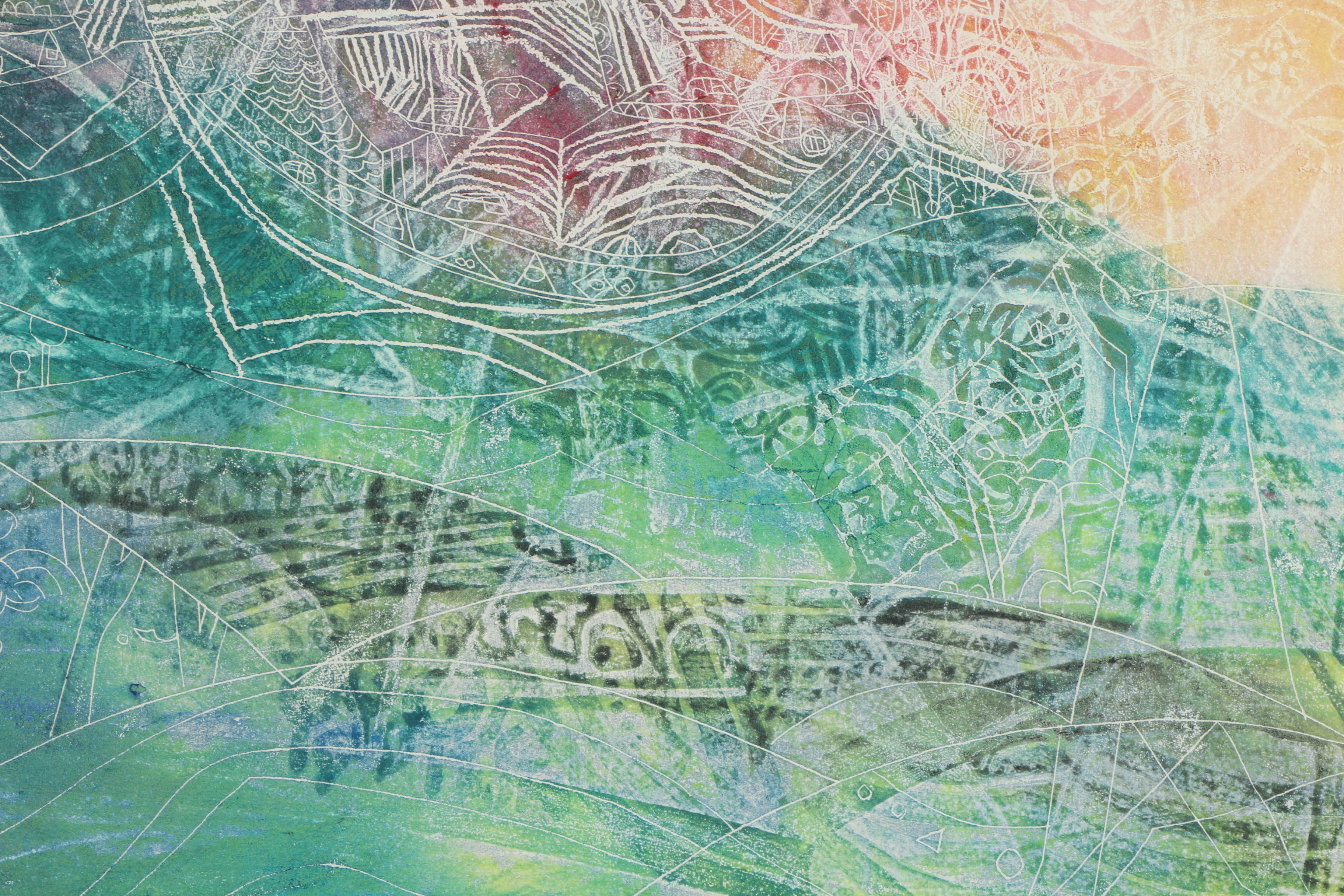 Shoichi Hasegawa Signed Limited Edition Aquatint Etching "L'aube sur la colline"