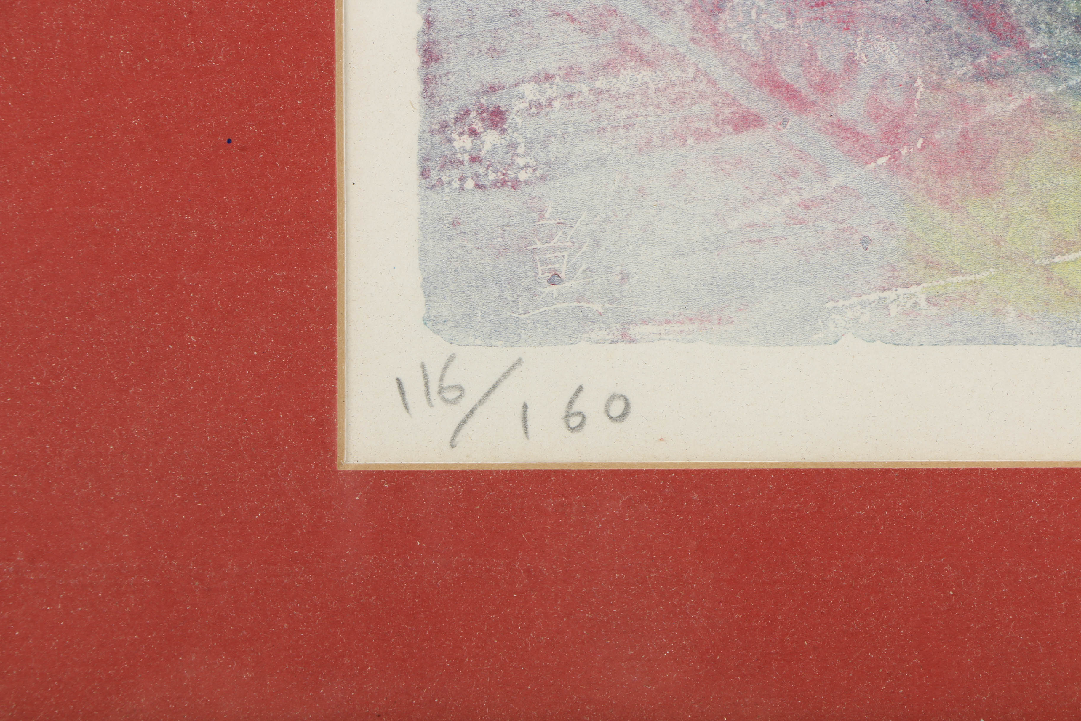 Shoichi Hasegawa Signed Limited Edition Aquatint Etching "L'aube sur la colline"